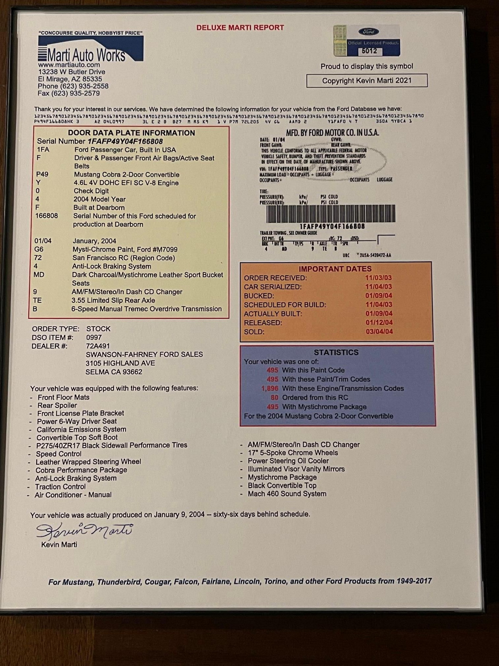 This Ford Mustang Terminator Cobra Is The Last Of Its Kind And Available Right Now