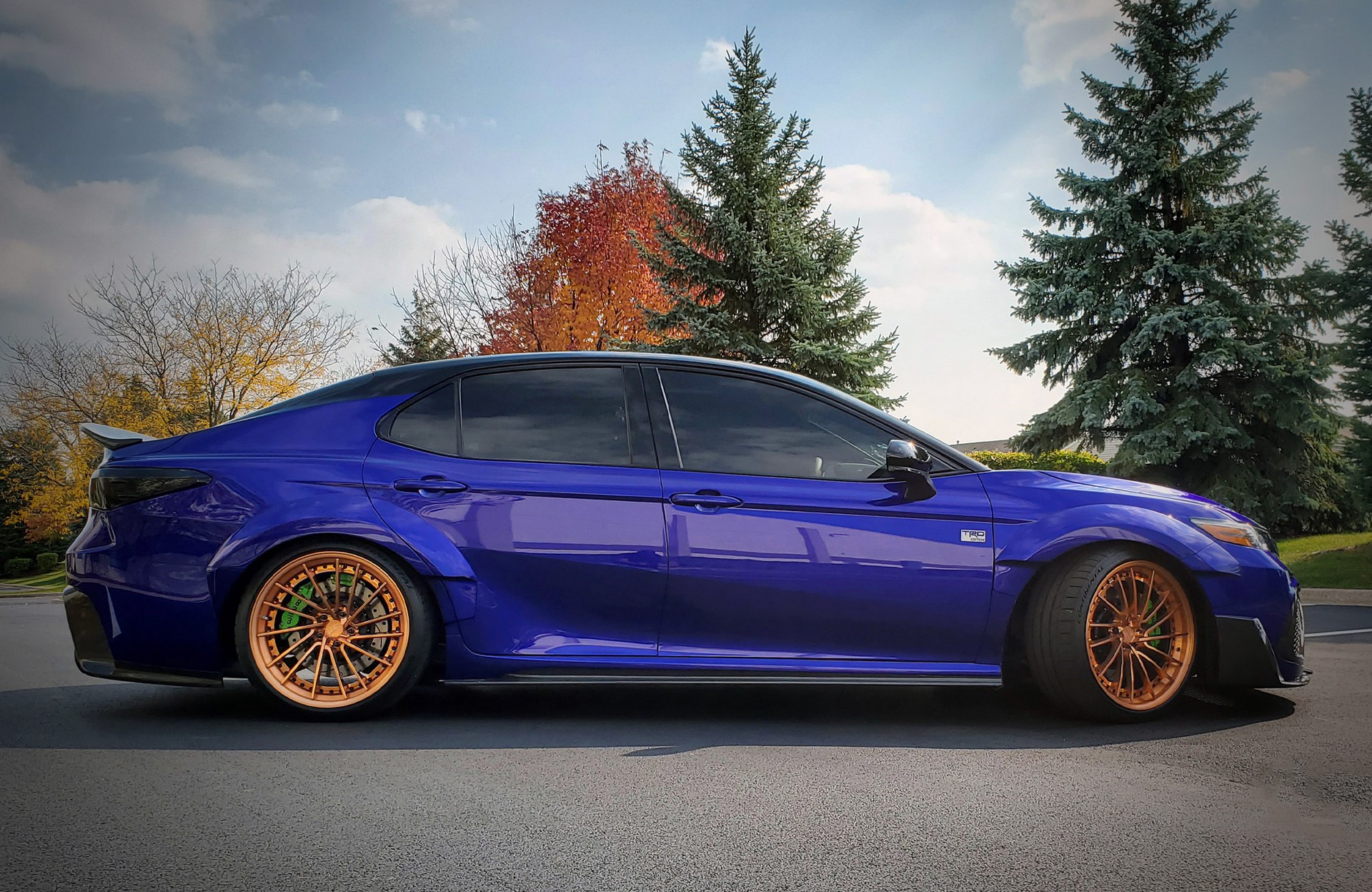 Rutledge Wood’s Blurple Toyota Camry SEMA Cost Over $100k To Build, Could Be Yours For $39k