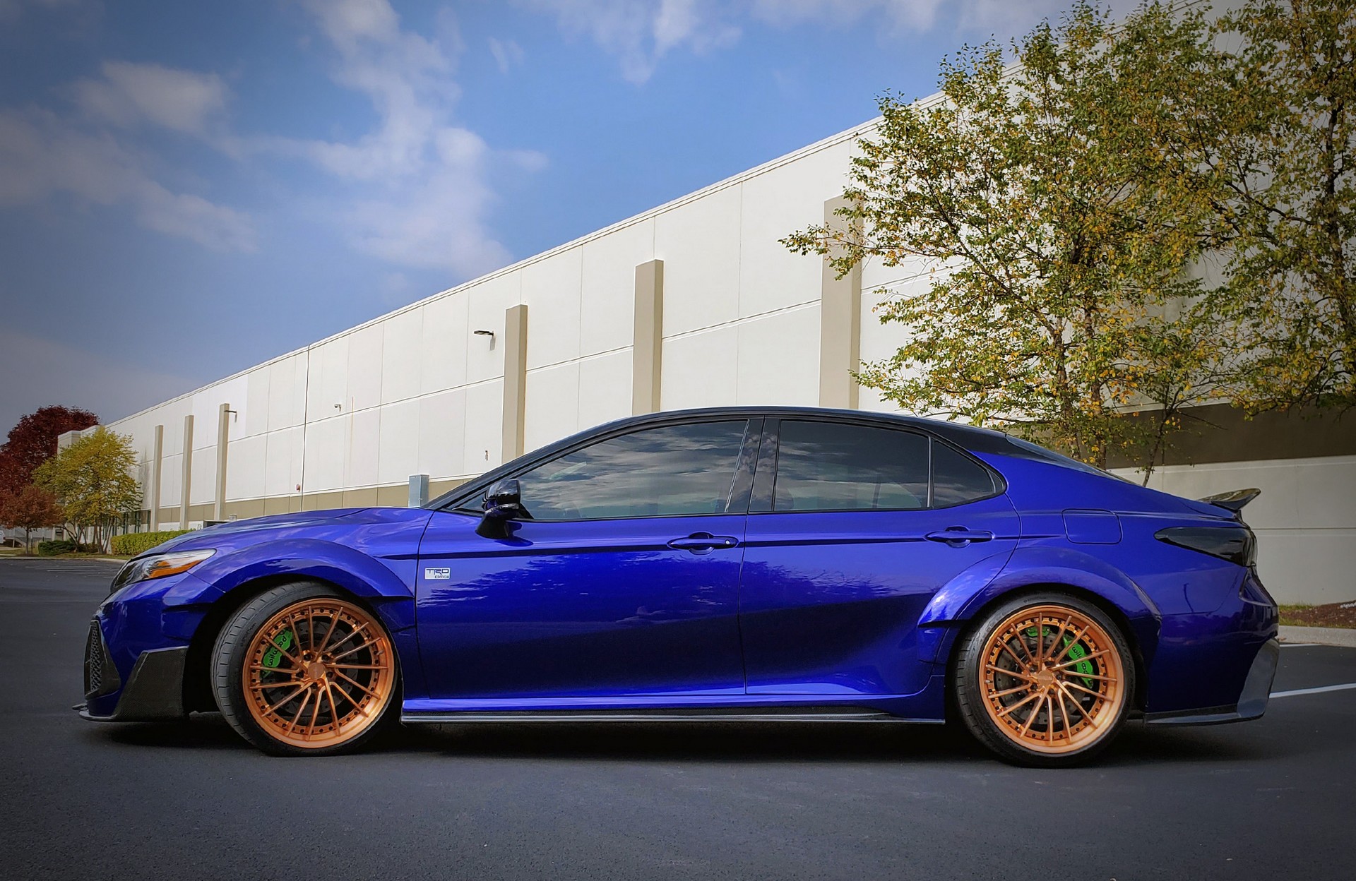 Rutledge Wood’s Blurple Toyota Camry SEMA Cost Over $100k To Build, Could Be Yours For $39k