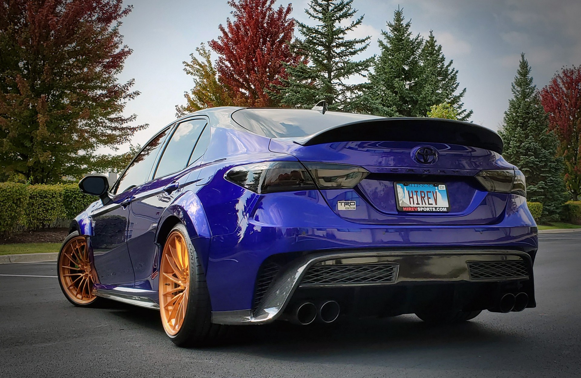 Rutledge Wood’s Blurple Toyota Camry SEMA Cost Over $100k To Build, Could Be Yours For $39k