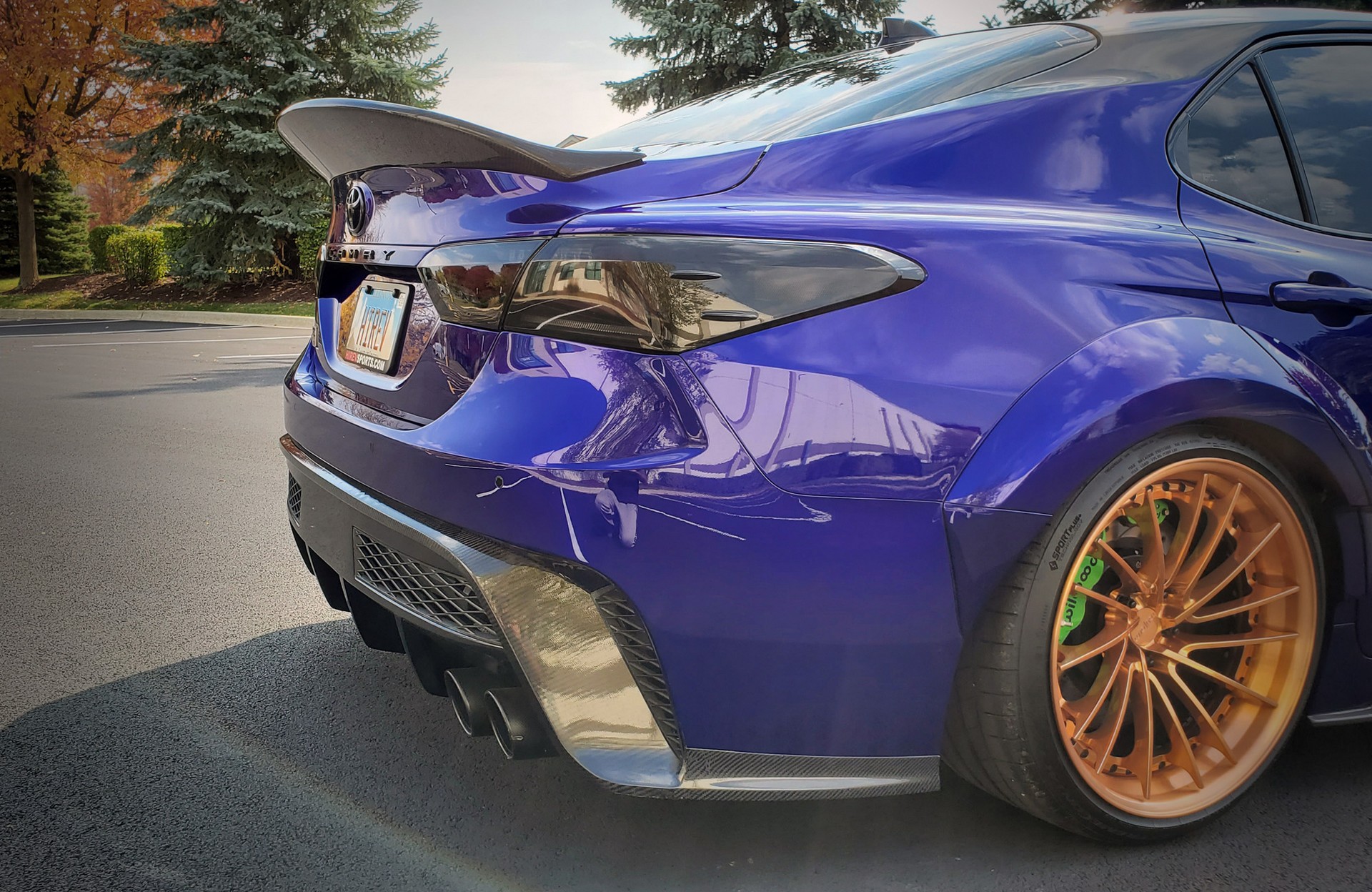 Rutledge Wood’s Blurple Toyota Camry SEMA Cost Over $100k To Build, Could Be Yours For $39k