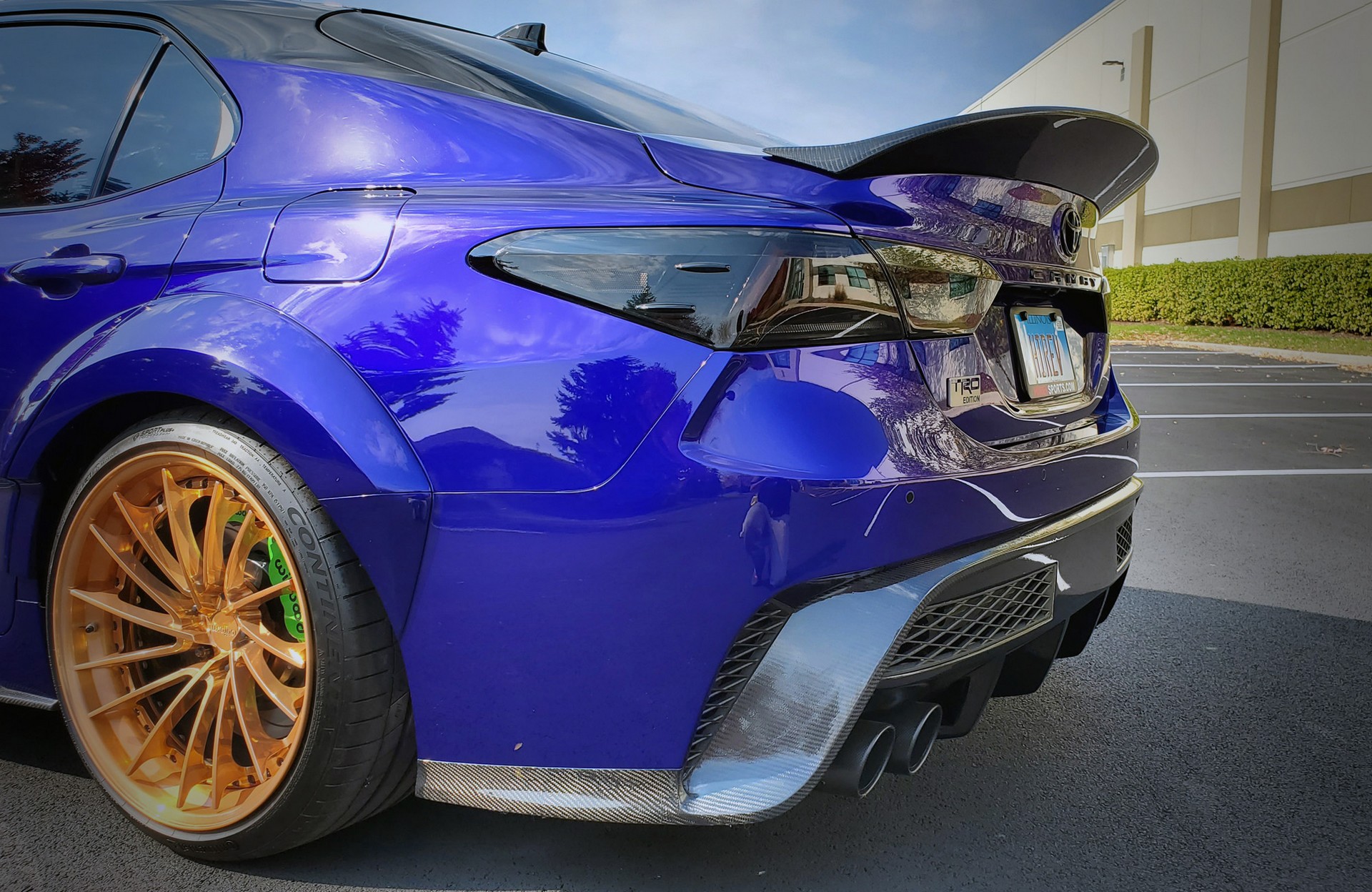 Rutledge Wood’s Blurple Toyota Camry SEMA Cost Over $100k To Build, Could Be Yours For $39k