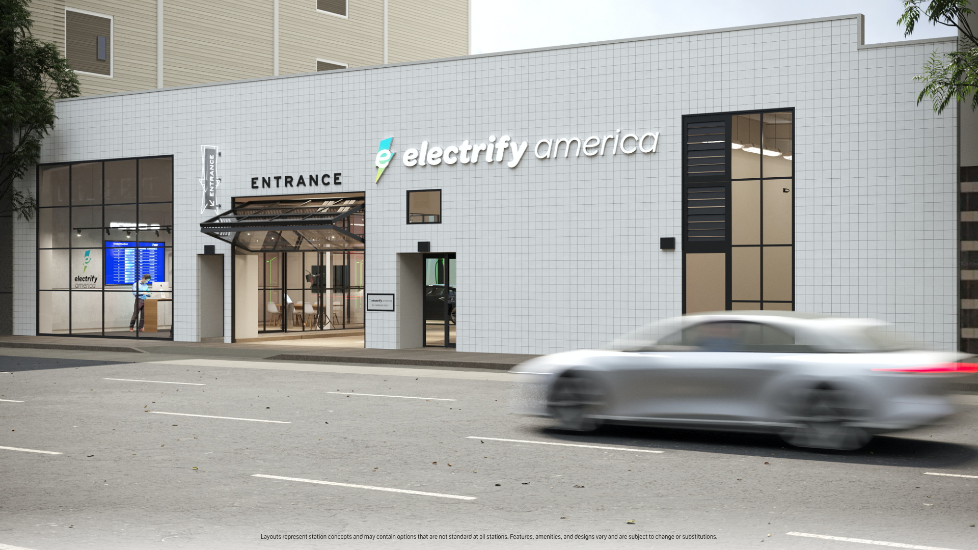 Electrify America Introducing New Charging Stations With Lounges And Event Spaces