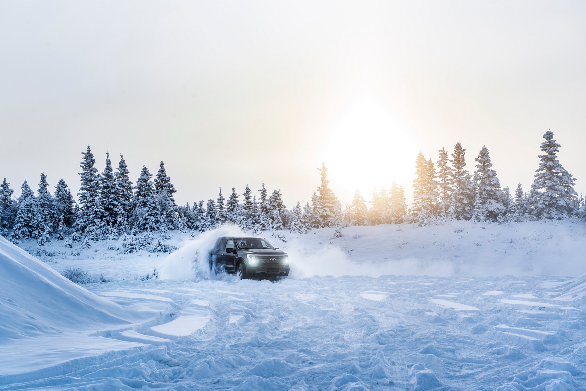 Ford F-150 Lightning Tackles Icy Alaska Ahead Of Its Launch This Spring