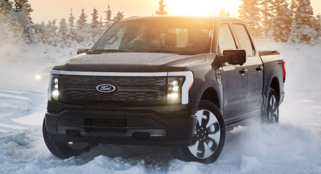  Ford F-150 Lightning Tackles Icy Alaska Ahead Of Its Launch This Spring