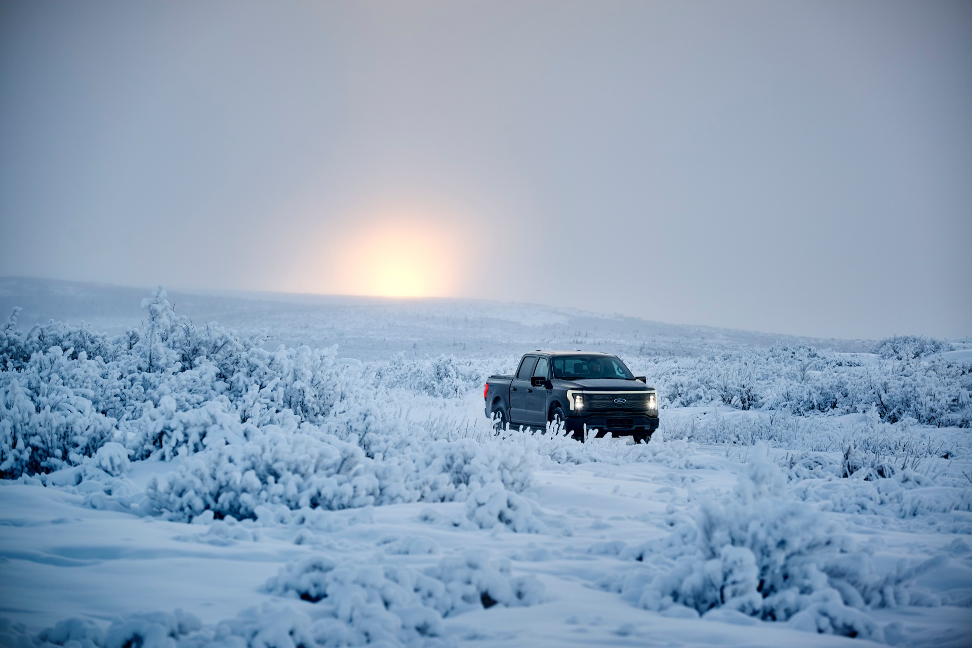 Ford F-150 Lightning Tackles Icy Alaska Ahead Of Its Launch This Spring