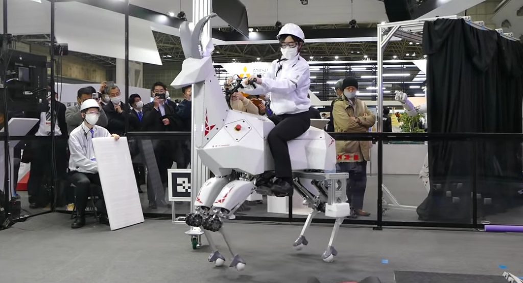  Kawasaki Develops Robotic Wild Goat (!) That Humans Can Ride