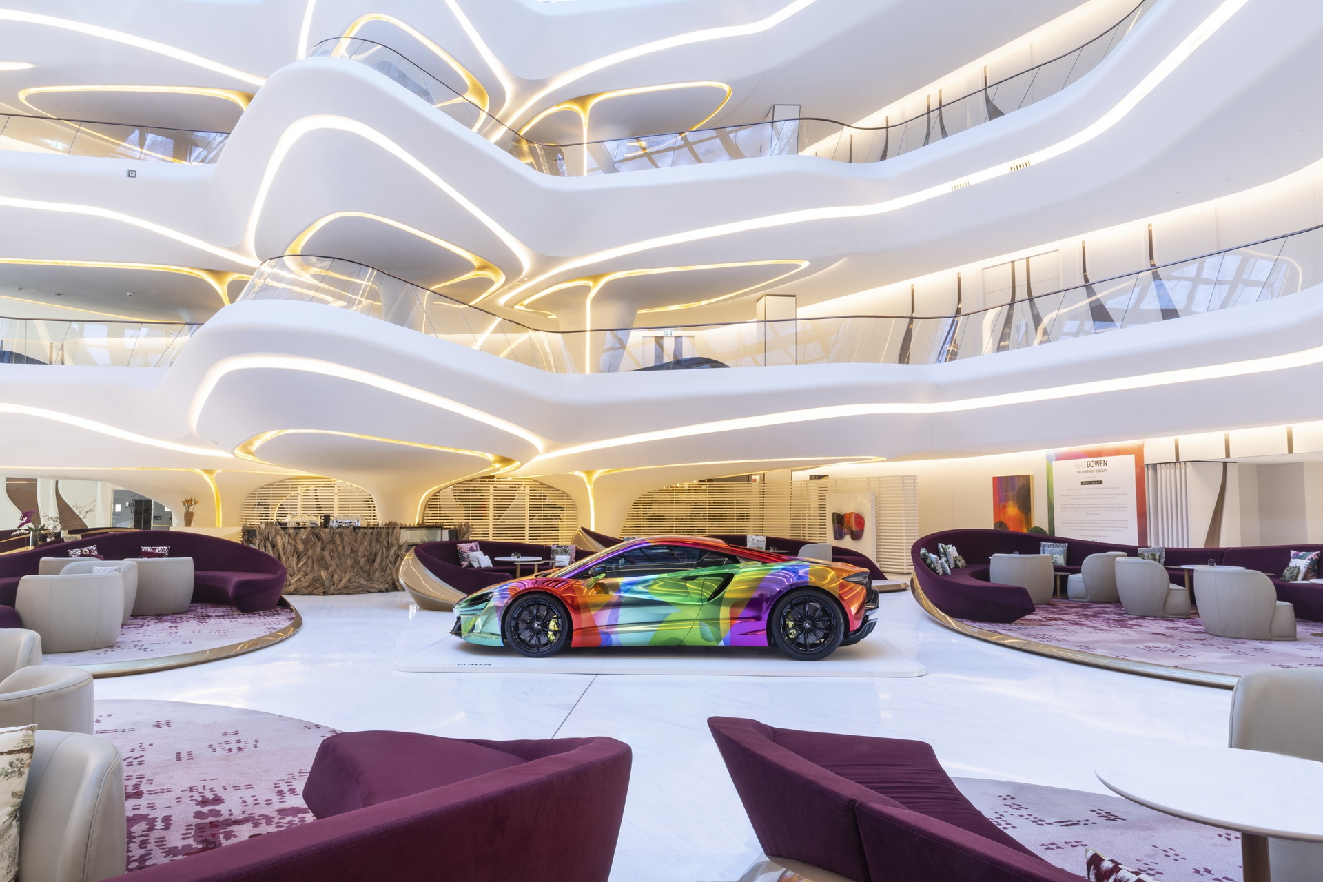 McLaren Turns To Nat Bowen To Create Vibrant Artura Art Car