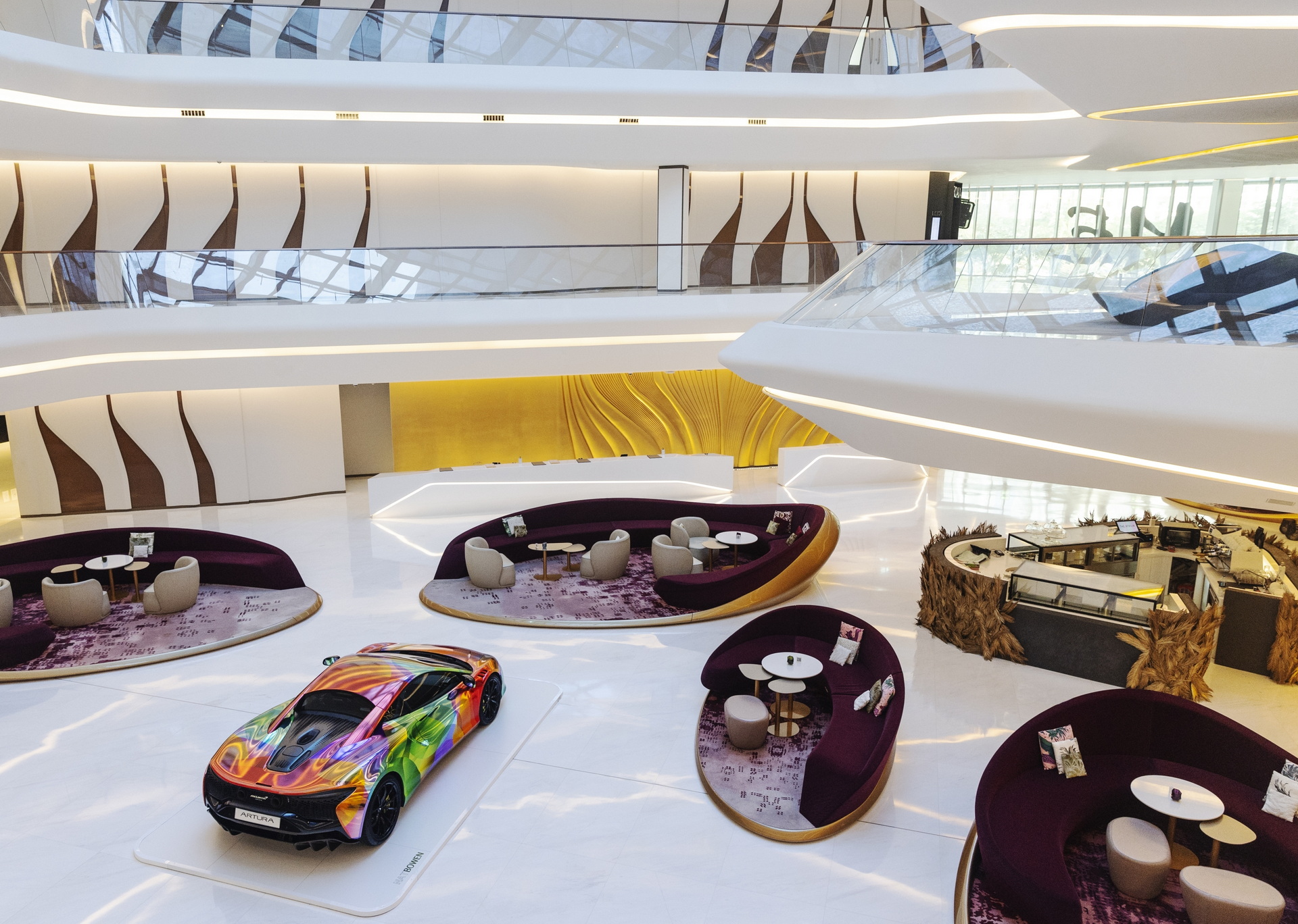McLaren Turns To Nat Bowen To Create Vibrant Artura Art Car