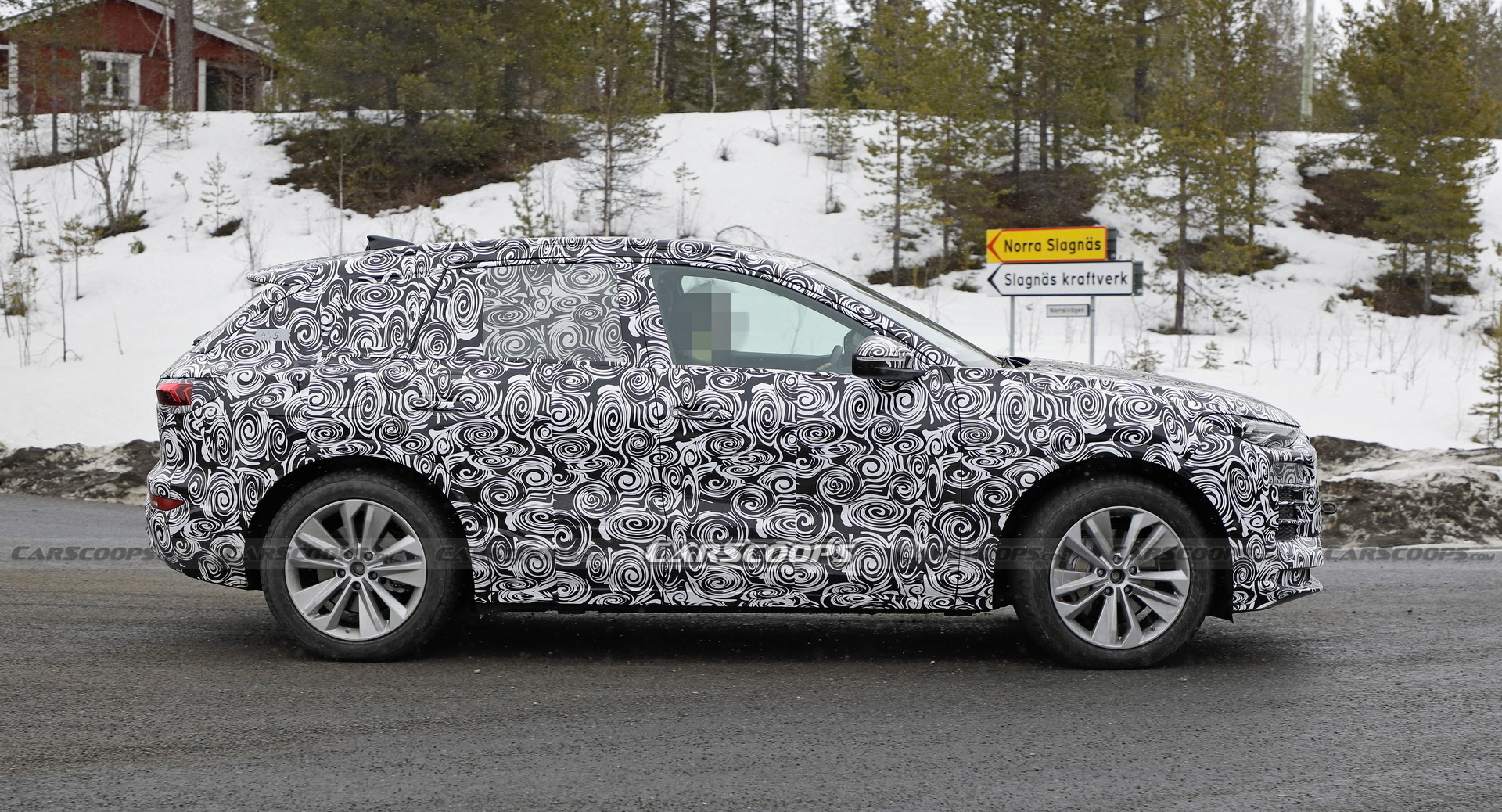 2024 Audi Q6 e-tron Front End Completely Uncovered In Latest Spy Shots