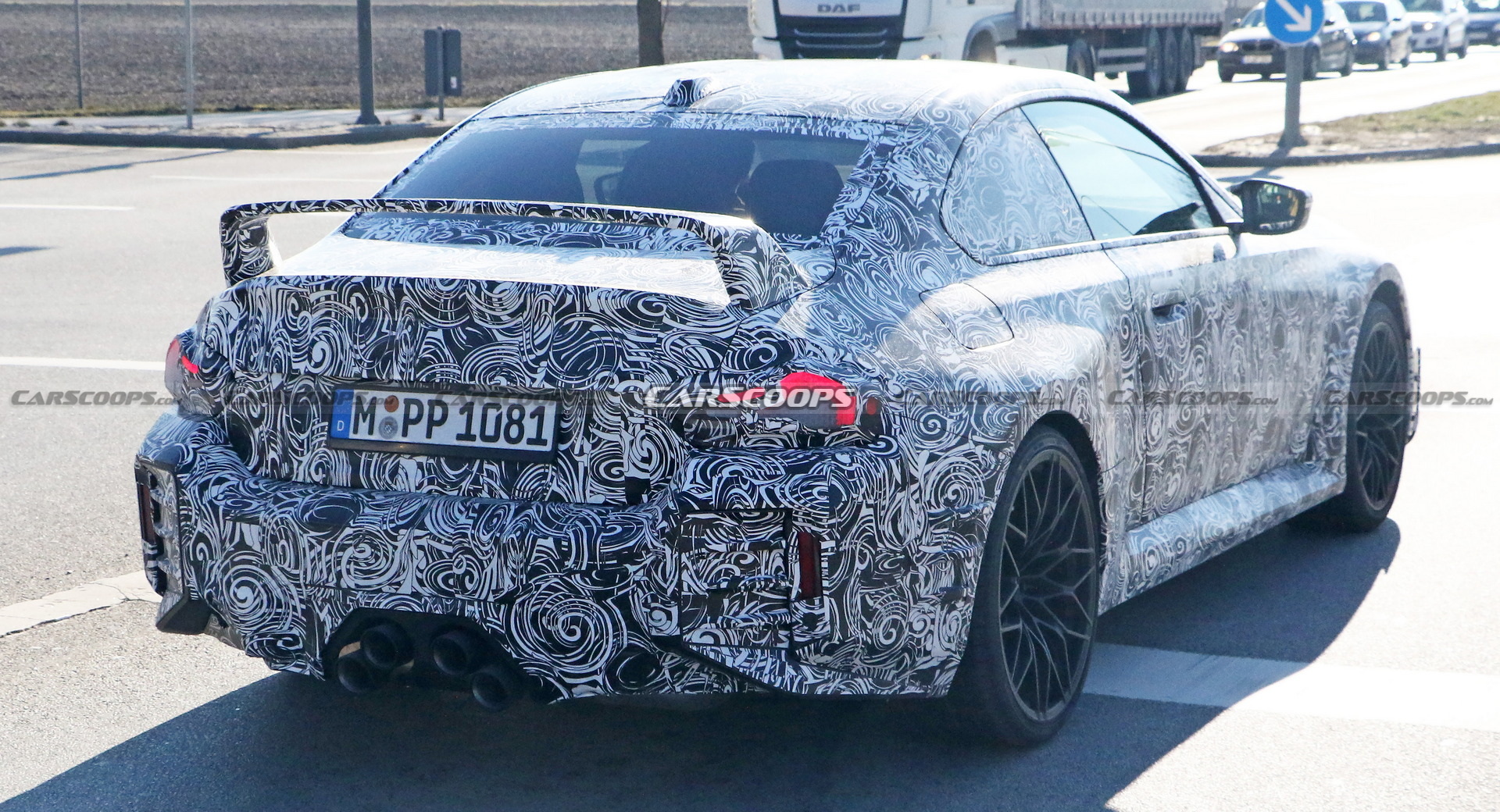2023 BMW M2 Spied Again With Those Unique M Performance Parts | Carscoops