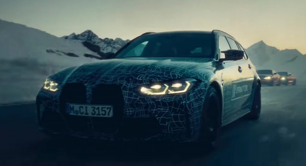  BMW M3 Touring Teased Again Ahead Of Possible Debut This Summer