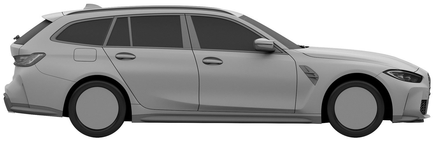 2023 BMW M3 Touring Fully Revealed In Patent Photos