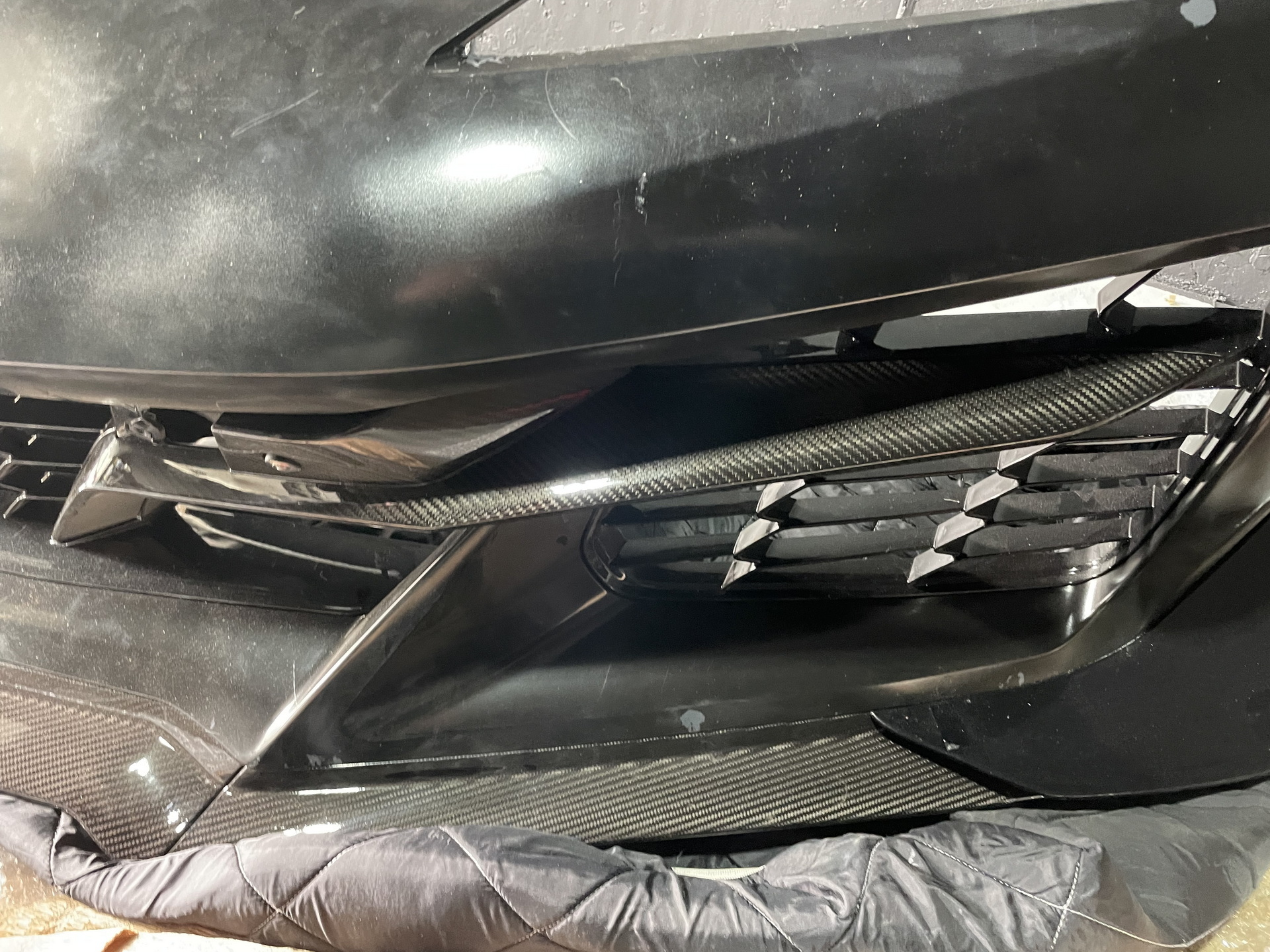 Forum User Somehow Gets 2023 Corvette Z06 Front Bumper Well Before The Car’s Launch