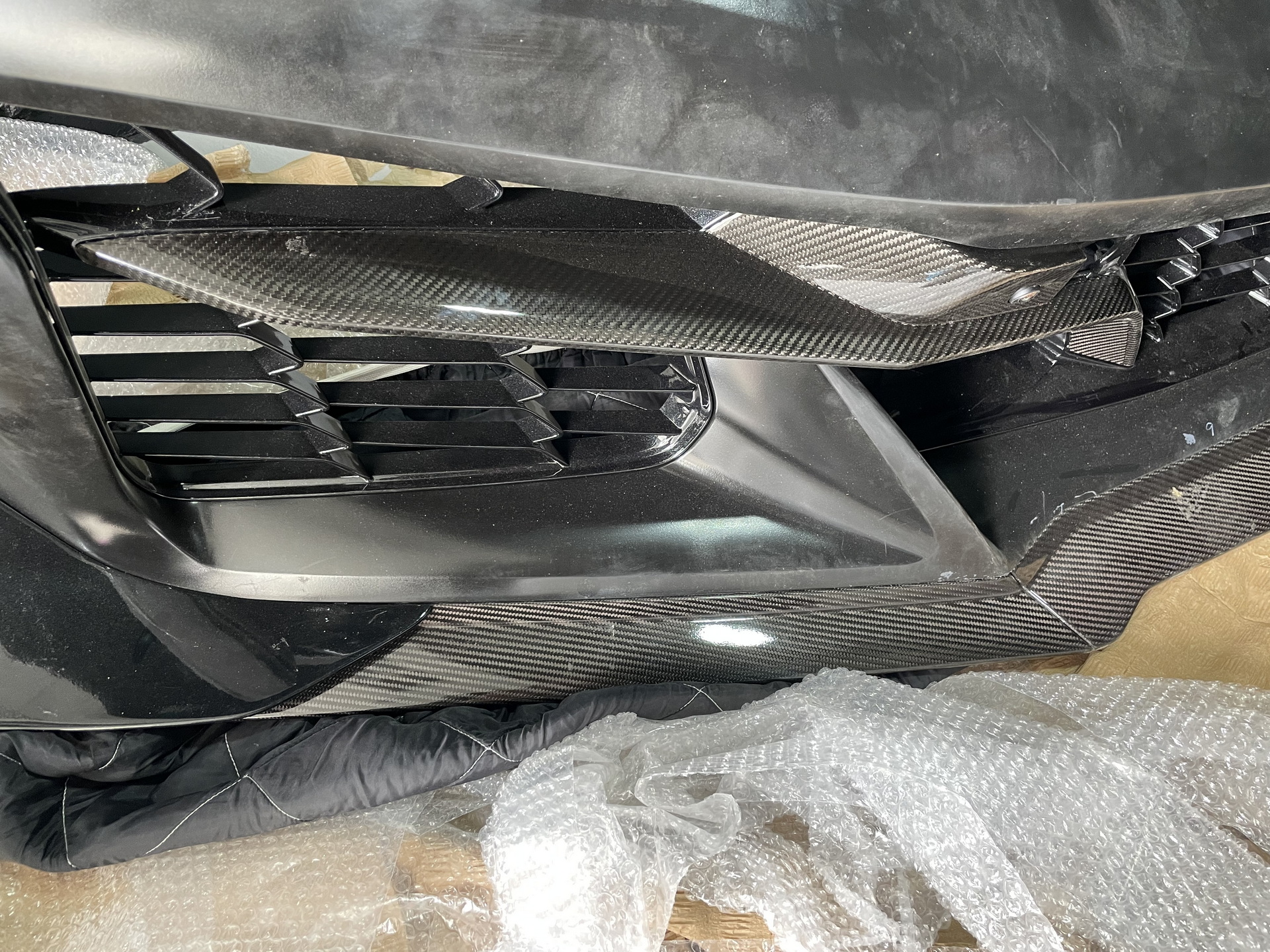 Forum User Somehow Gets 2023 Corvette Z06 Front Bumper Well Before The Car’s Launch