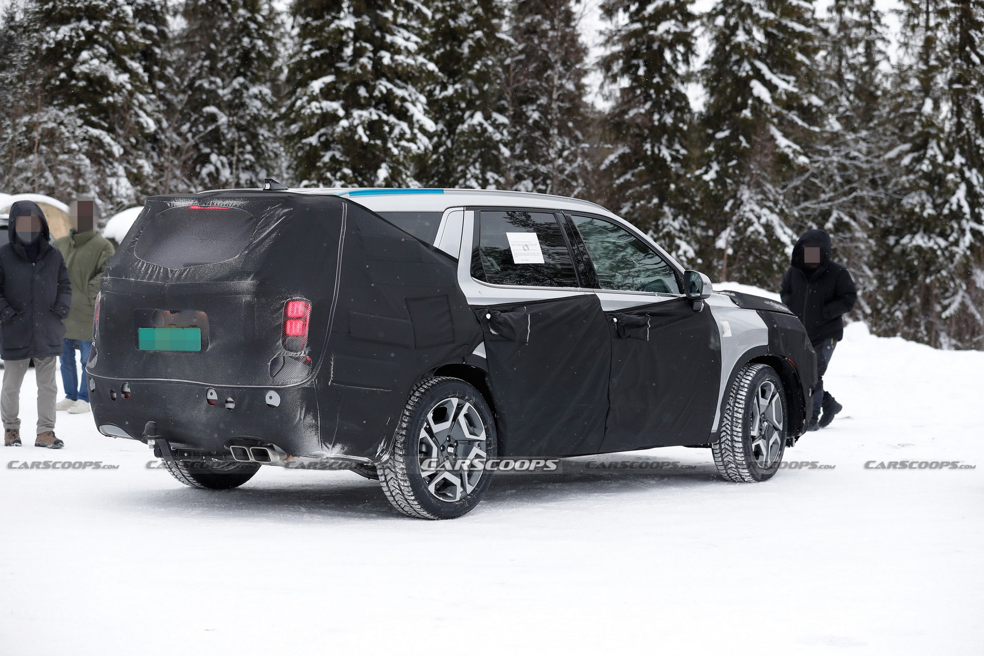 Facelifted 2023 Hyundai Palisade Spied With New Grille