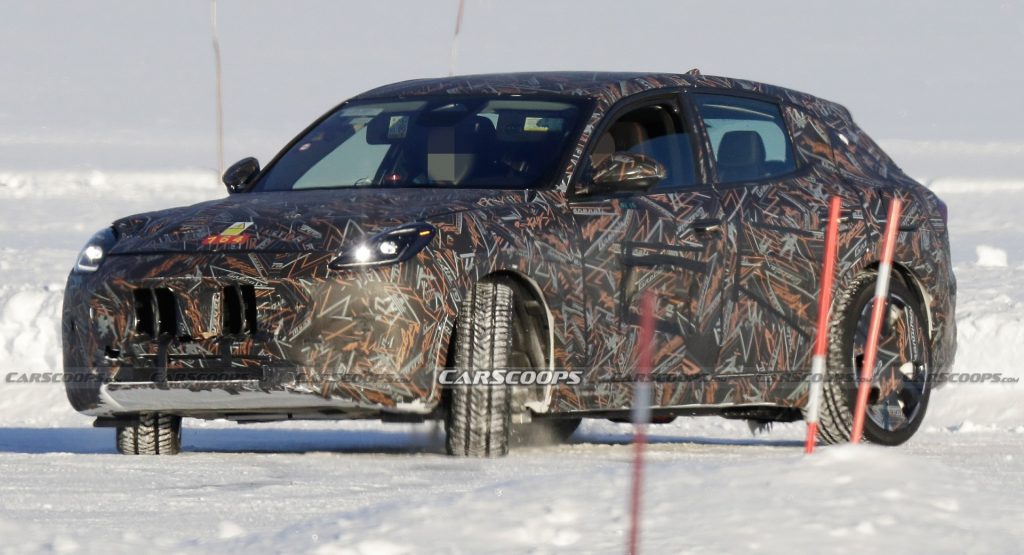  2024 Maserati Grecale Folgore Spied Testing Its Electric Powertrain