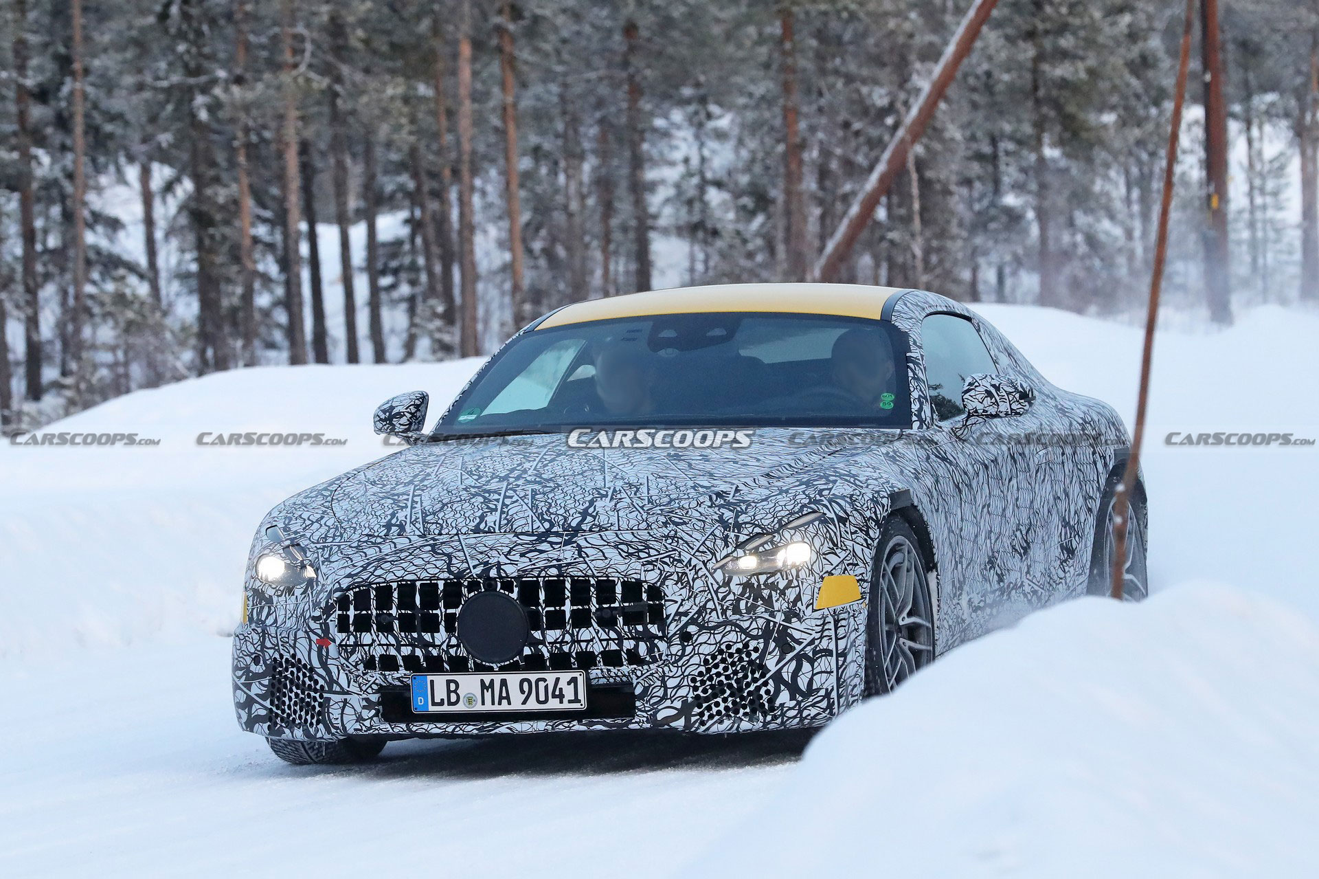 2023 Mercedes-AMG GT Continues Cold Weather Testing, Should Have All-Wheel Drive And At Least 577 HP