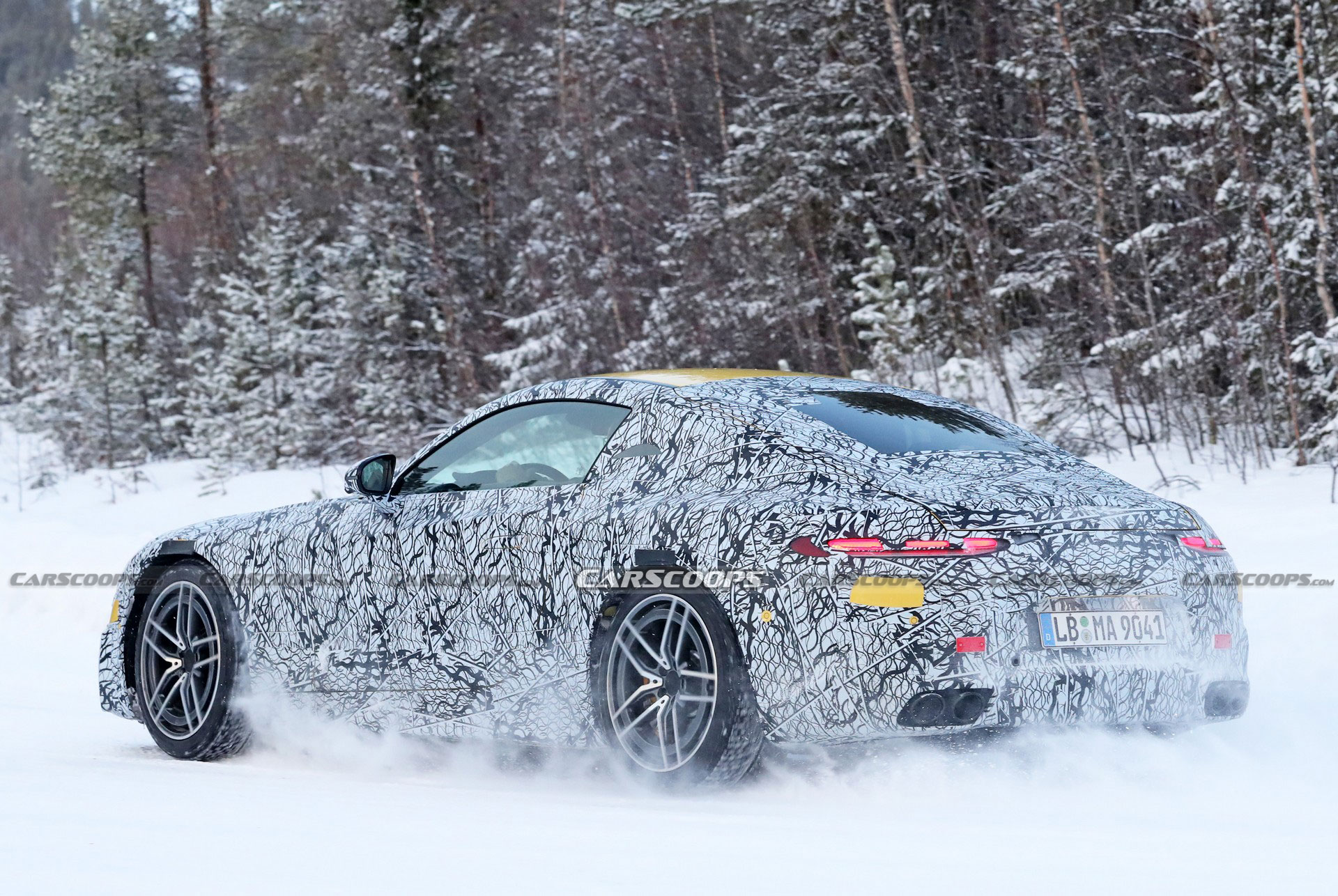 2023 Mercedes-AMG GT Continues Cold Weather Testing, Should Have All-Wheel Drive And At Least 577 HP