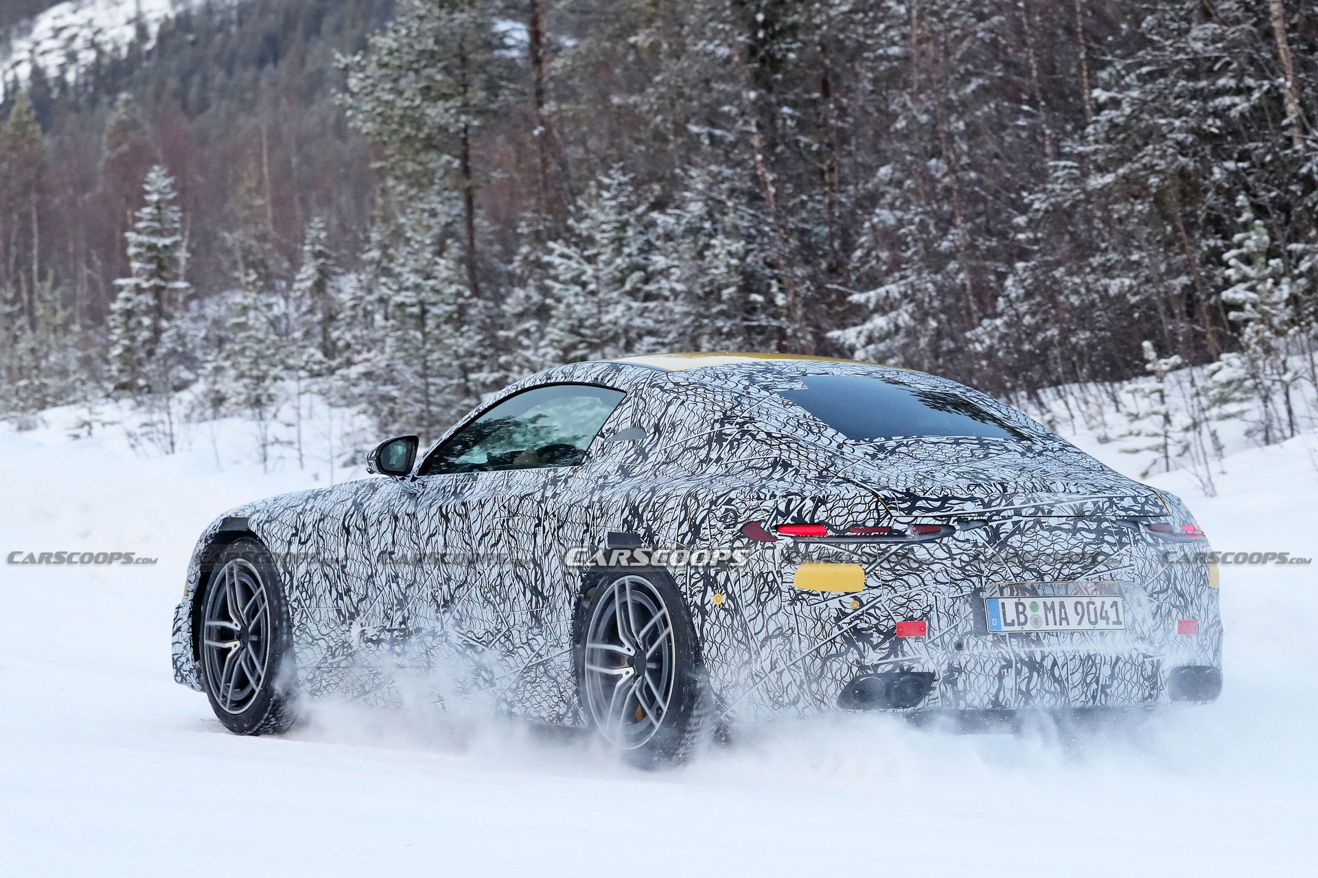 2023 Mercedes-AMG GT Continues Cold Weather Testing, Should Have All-Wheel Drive And At Least 577 HP