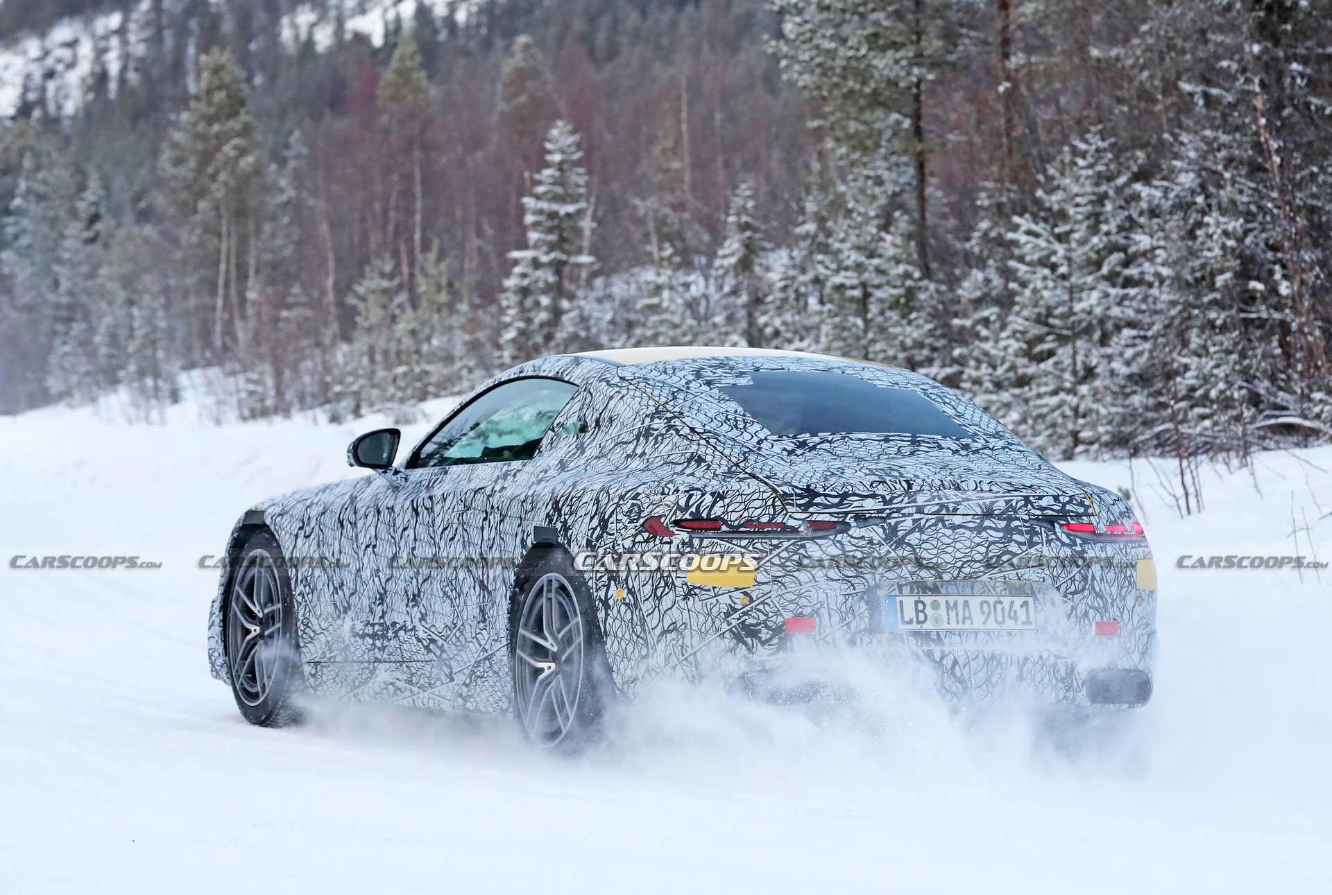 2023 Mercedes-AMG GT Continues Cold Weather Testing, Should Have All-Wheel Drive And At Least 577 HP