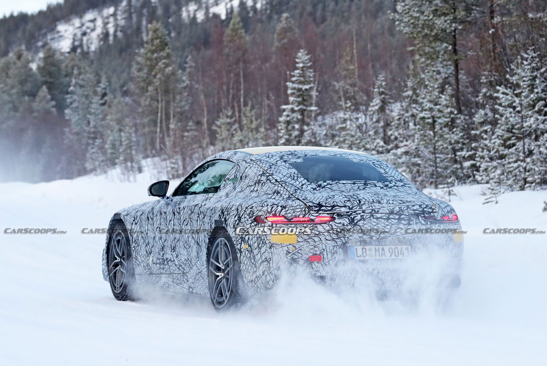 2023 Mercedes-AMG GT Continues Cold Weather Testing, Should Have All-Wheel Drive And At Least 577 HP
