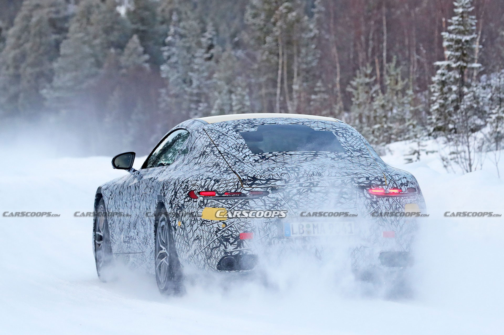 2023 Mercedes-AMG GT Continues Cold Weather Testing, Should Have All-Wheel Drive And At Least 577 HP