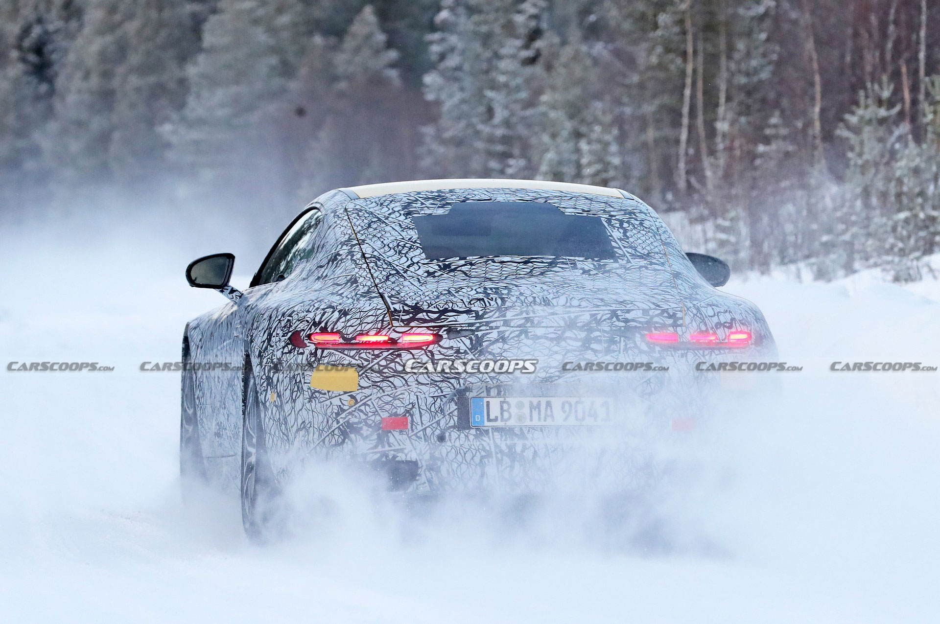 2023 Mercedes-AMG GT Continues Cold Weather Testing, Should Have All-Wheel Drive And At Least 577 HP