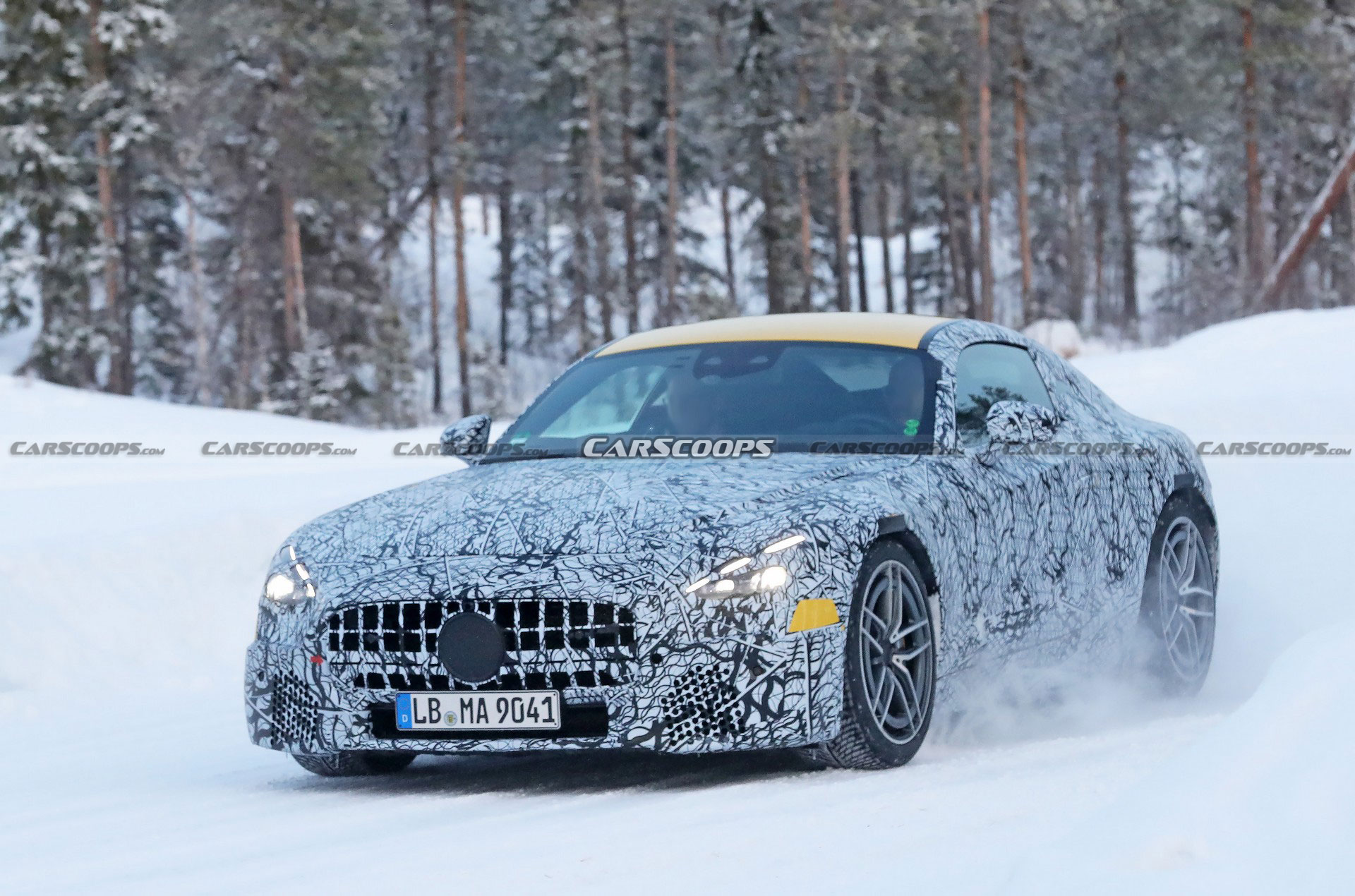 2023 Mercedes-AMG GT Continues Cold Weather Testing, Should Have All-Wheel Drive And At Least 577 HP