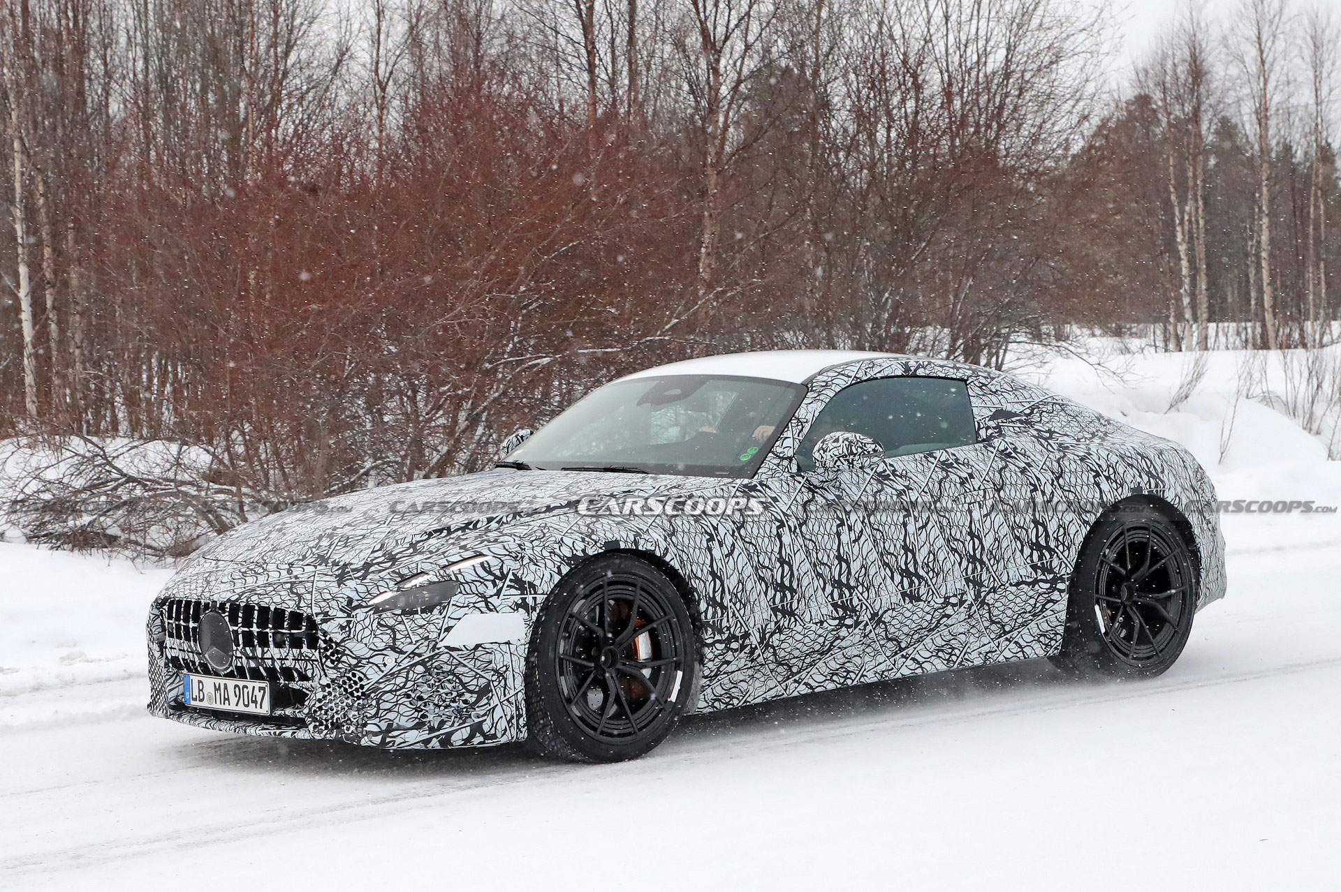 2023 Mercedes-AMG GT Continues Cold Weather Testing, Should Have All-Wheel Drive And At Least 577 HP