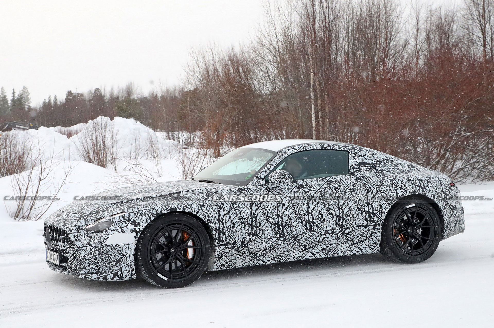 2023 Mercedes-AMG GT Continues Cold Weather Testing, Should Have All-Wheel Drive And At Least 577 HP