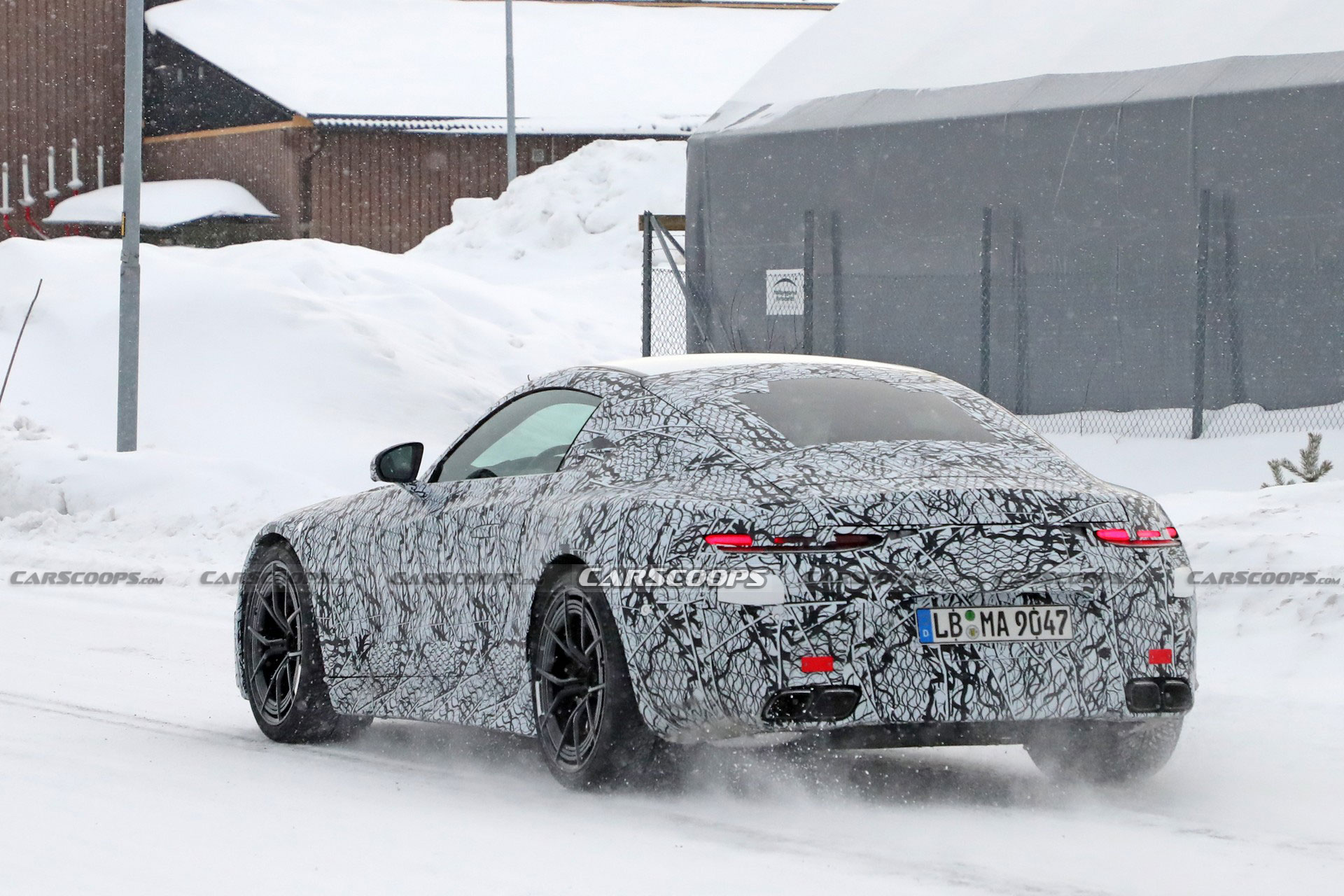 2023 Mercedes-AMG GT Continues Cold Weather Testing, Should Have All-Wheel Drive And At Least 577 HP