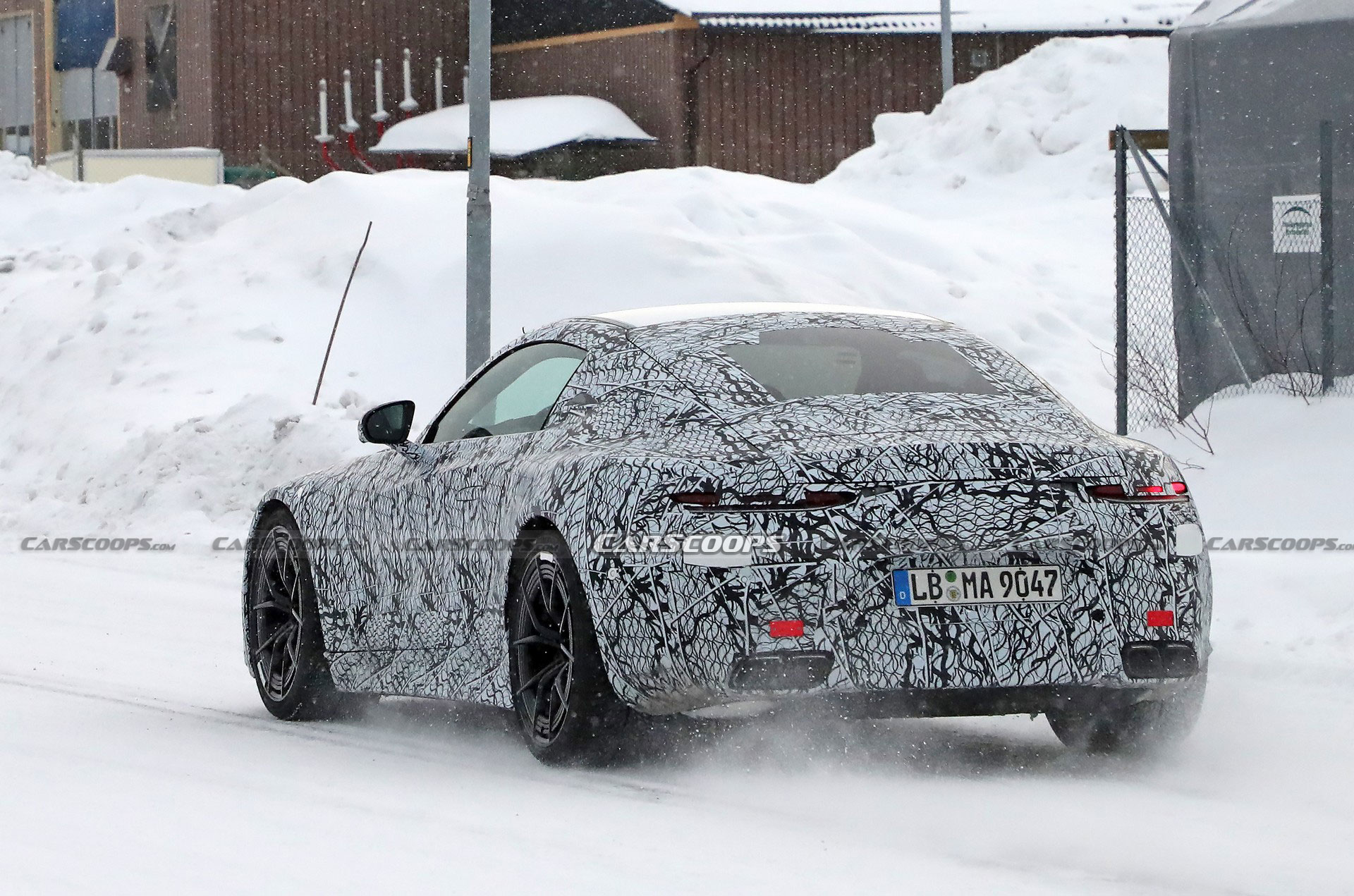 2023 Mercedes-AMG GT Continues Cold Weather Testing, Should Have All-Wheel Drive And At Least 577 HP