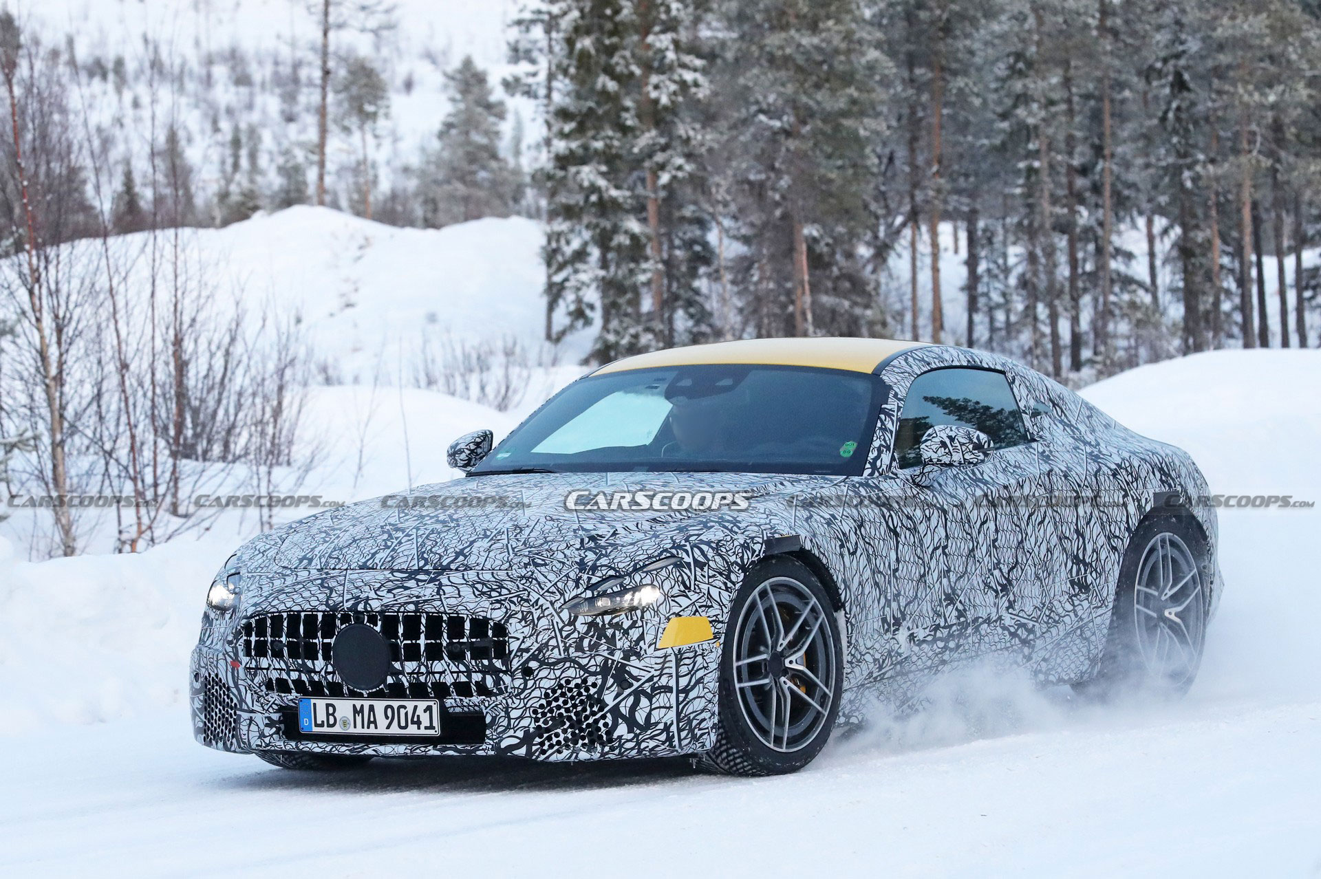 2023 Mercedes-AMG GT Continues Cold Weather Testing, Should Have All-Wheel Drive And At Least 577 HP