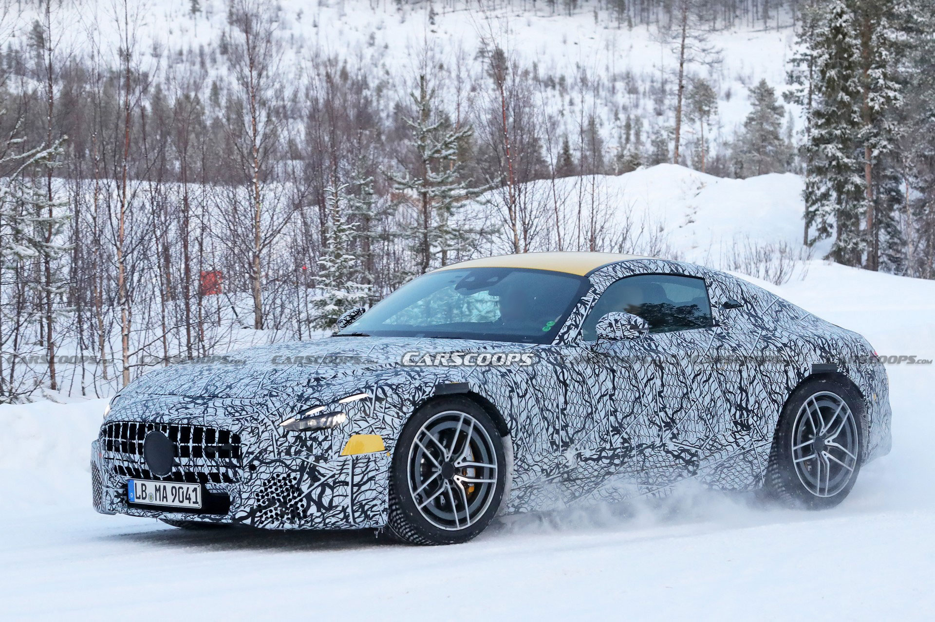 2023 Mercedes-AMG GT Continues Cold Weather Testing, Should Have All-Wheel Drive And At Least 577 HP