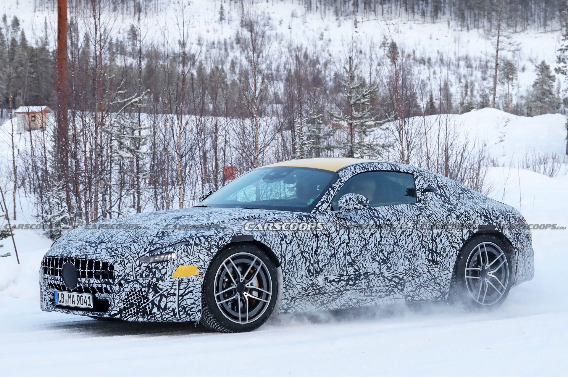 2023 Mercedes-AMG GT Continues Cold Weather Testing, Should Have All-Wheel Drive And At Least 577 HP