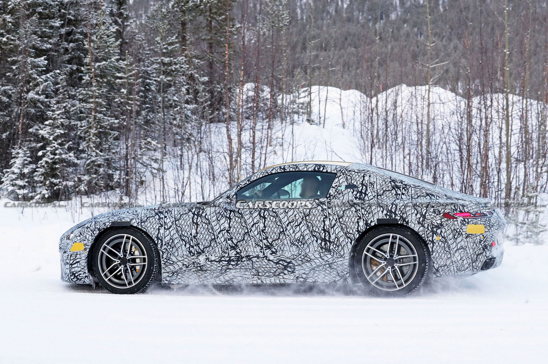 2023 Mercedes-AMG GT Continues Cold Weather Testing, Should Have All-Wheel Drive And At Least 577 HP