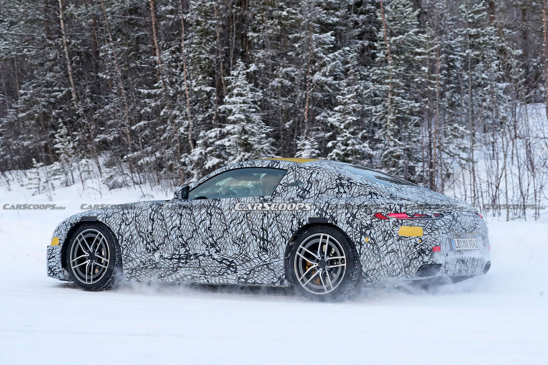 2023 Mercedes-AMG GT Continues Cold Weather Testing, Should Have All-Wheel Drive And At Least 577 HP