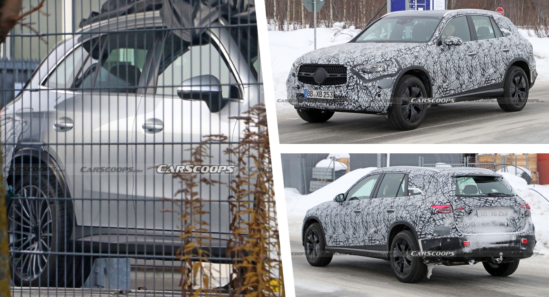 2023 Mercedes-Benz GLC Gives Us A Peek Of Its Profile | Carscoops