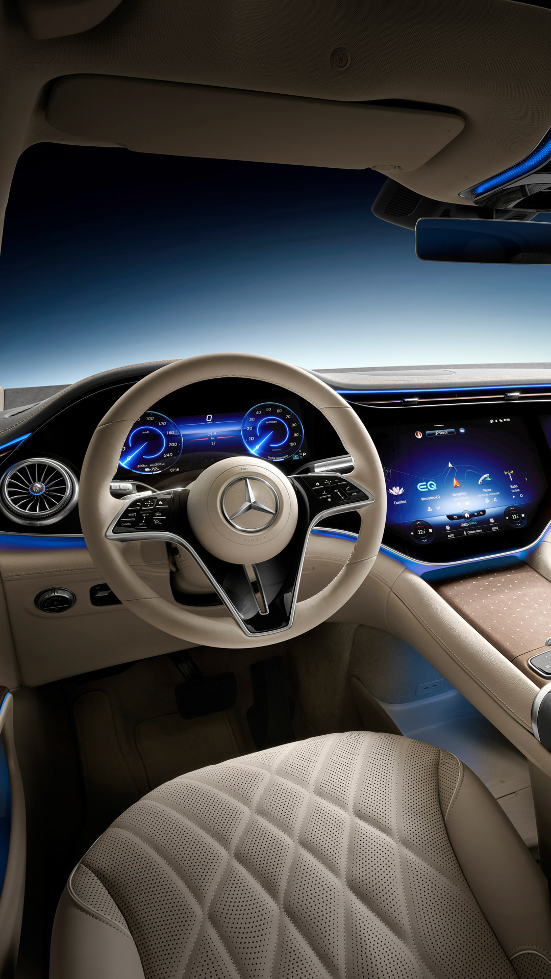 2023 Mercedes EQS SUV Uses Face-Detect Camera Tech To Let Passengers Watch TV, But Not Driver