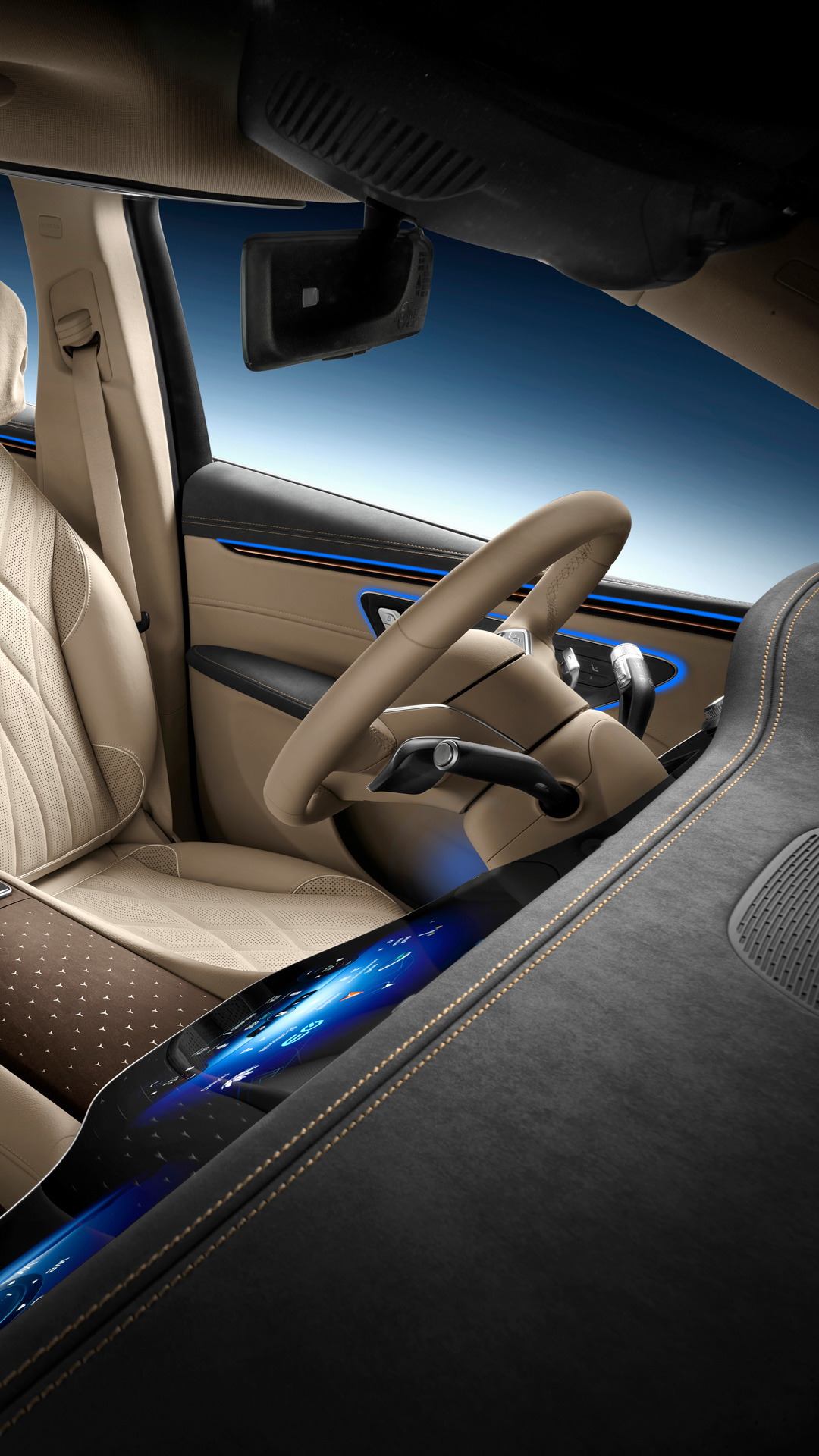 2023 Mercedes EQS SUV Uses Face-Detect Camera Tech To Let Passengers Watch TV, But Not Driver