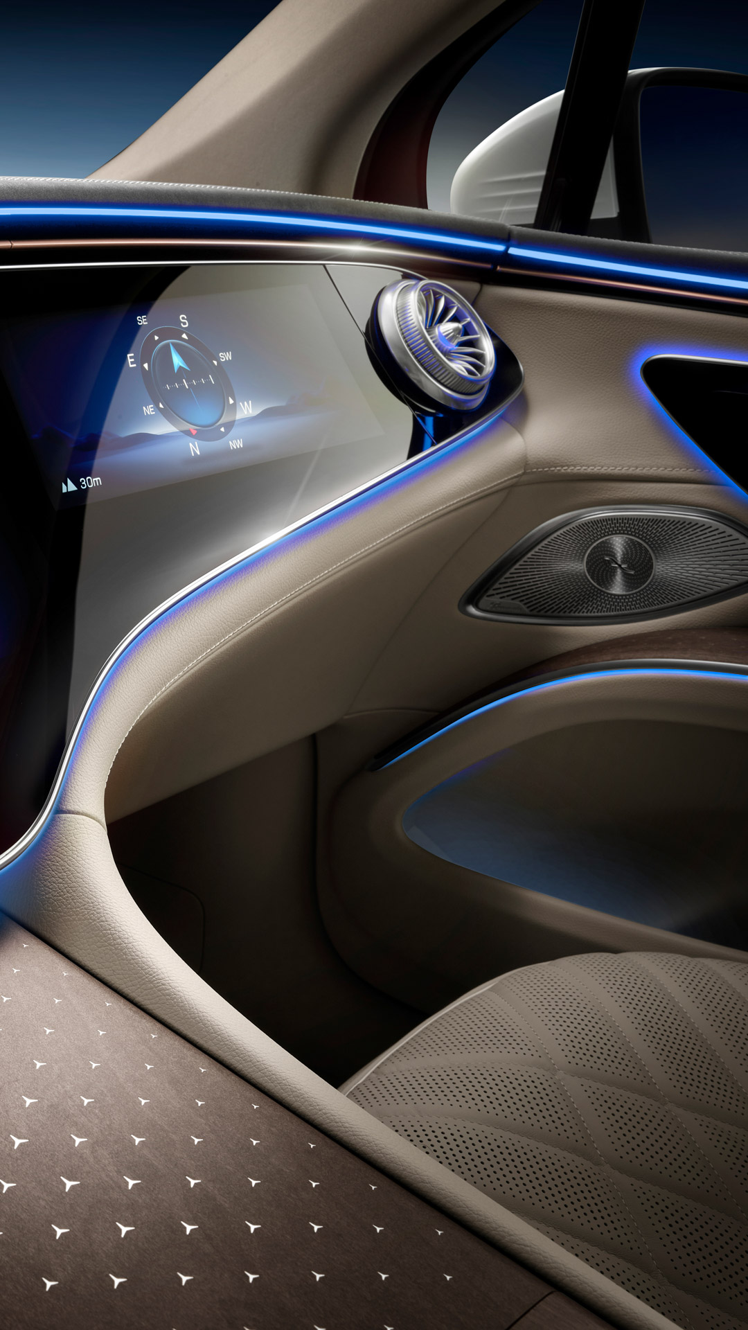 2023 Mercedes EQS SUV Uses Face-Detect Camera Tech To Let Passengers Watch TV, But Not Driver