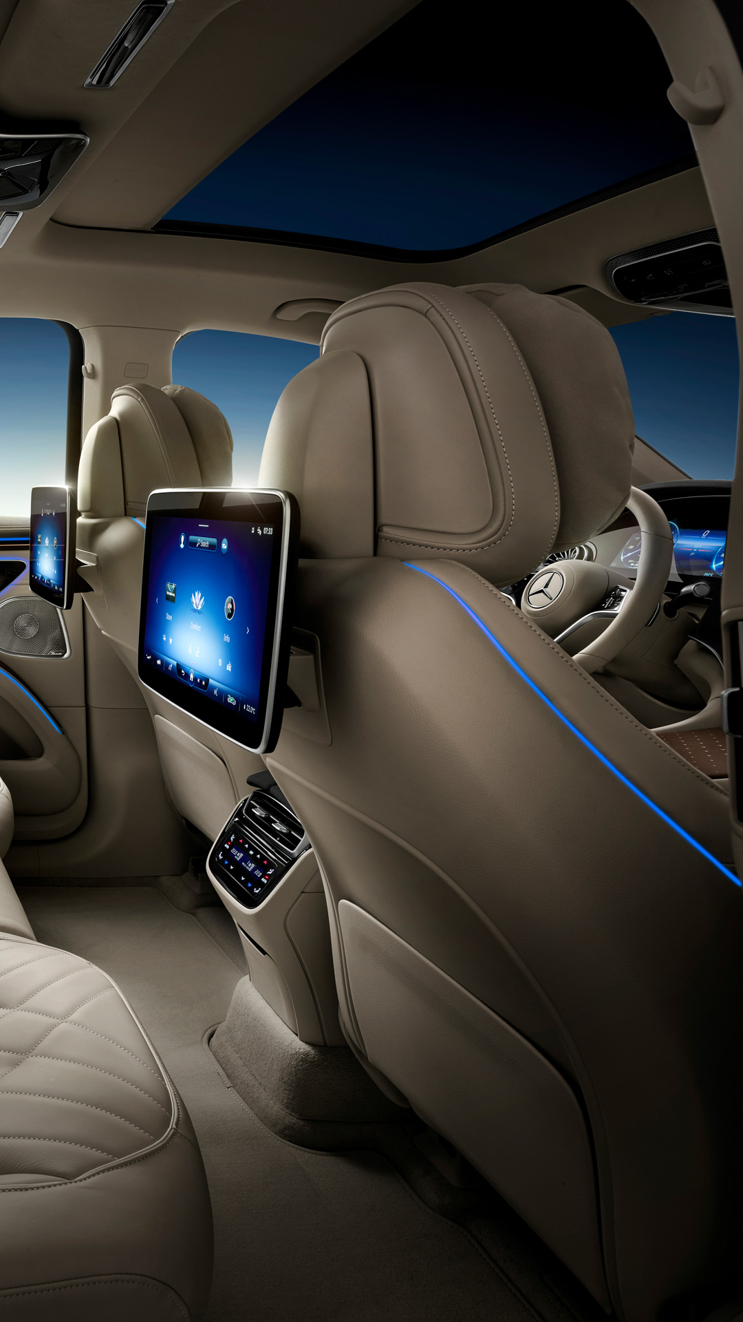 2023 Mercedes EQS SUV Uses Face-Detect Camera Tech To Let Passengers Watch TV, But Not Driver