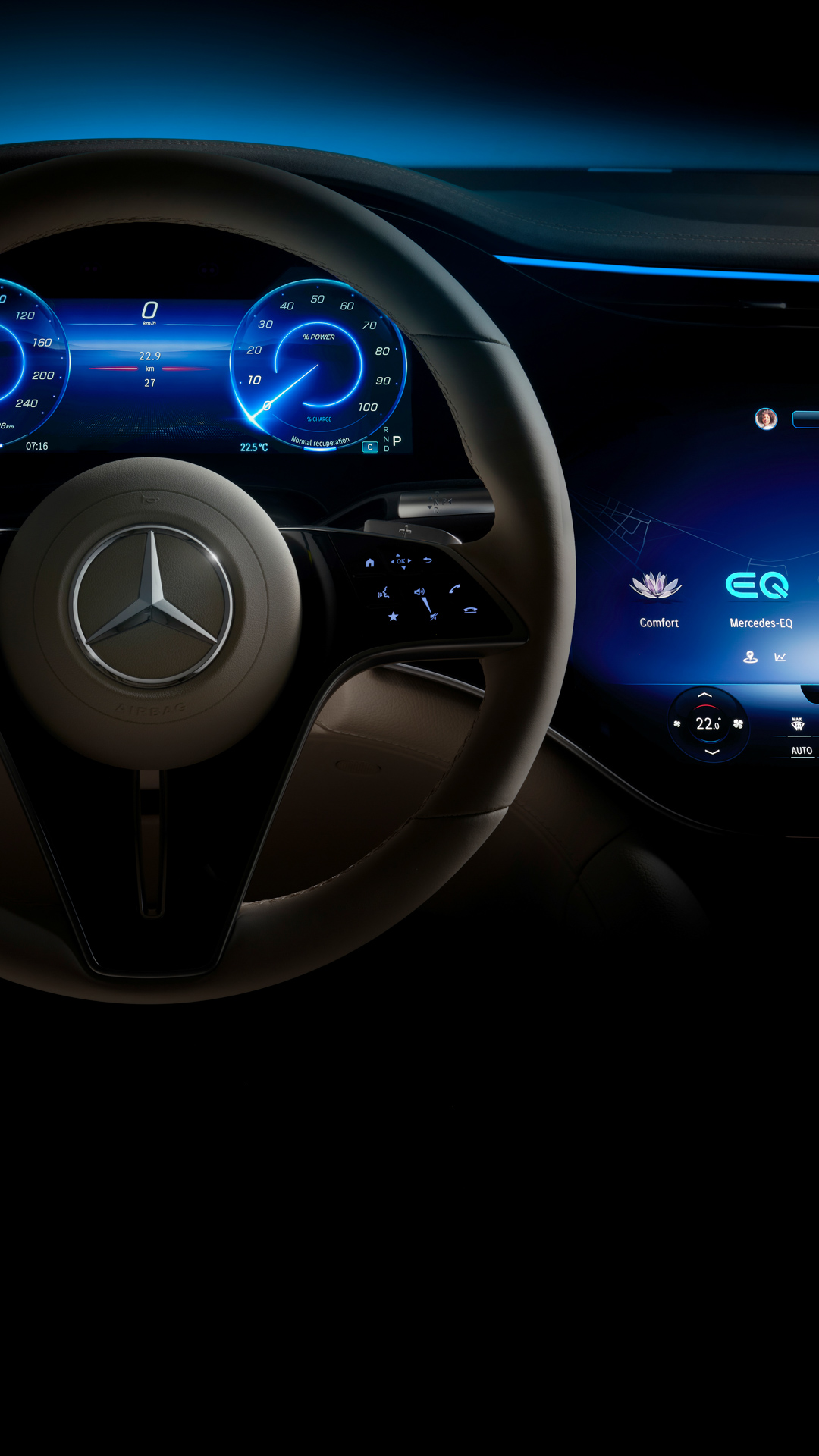 2023 Mercedes EQS SUV Uses Face-Detect Camera Tech To Let Passengers Watch TV, But Not Driver