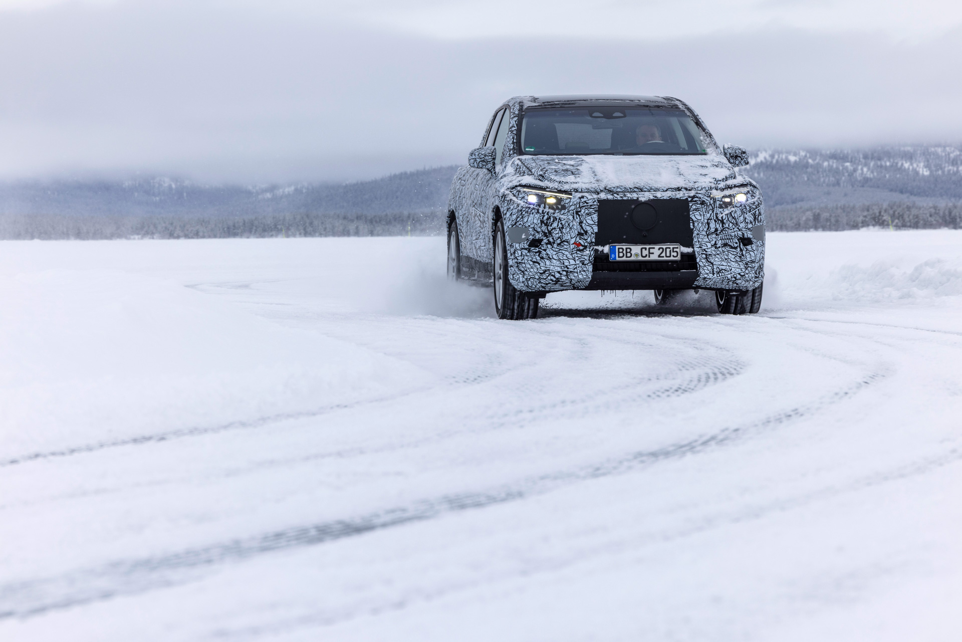 2023 Mercedes EQS SUV Uses Face-Detect Camera Tech To Let Passengers Watch TV, But Not Driver