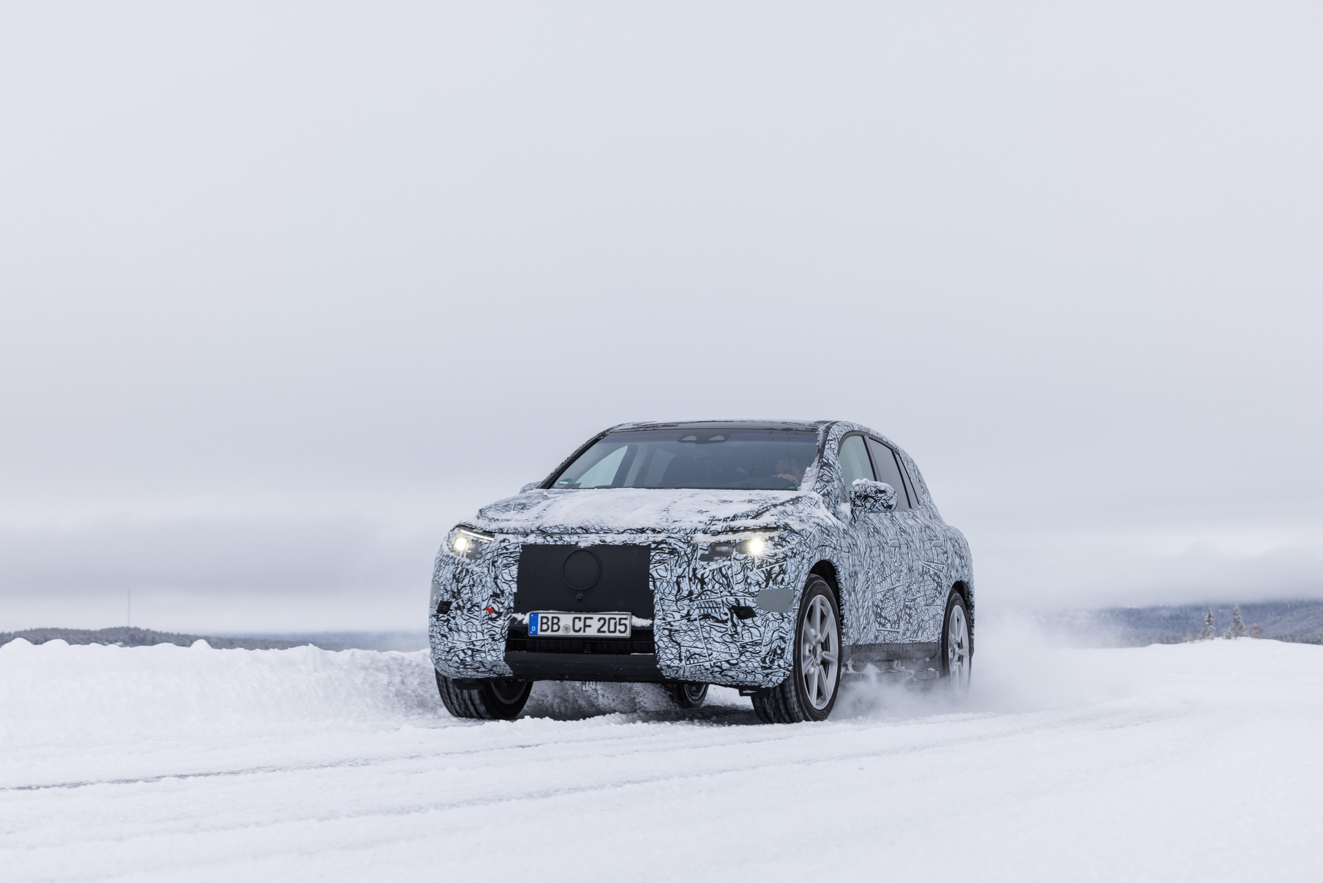 2023 Mercedes EQS SUV Uses Face-Detect Camera Tech To Let Passengers Watch TV, But Not Driver