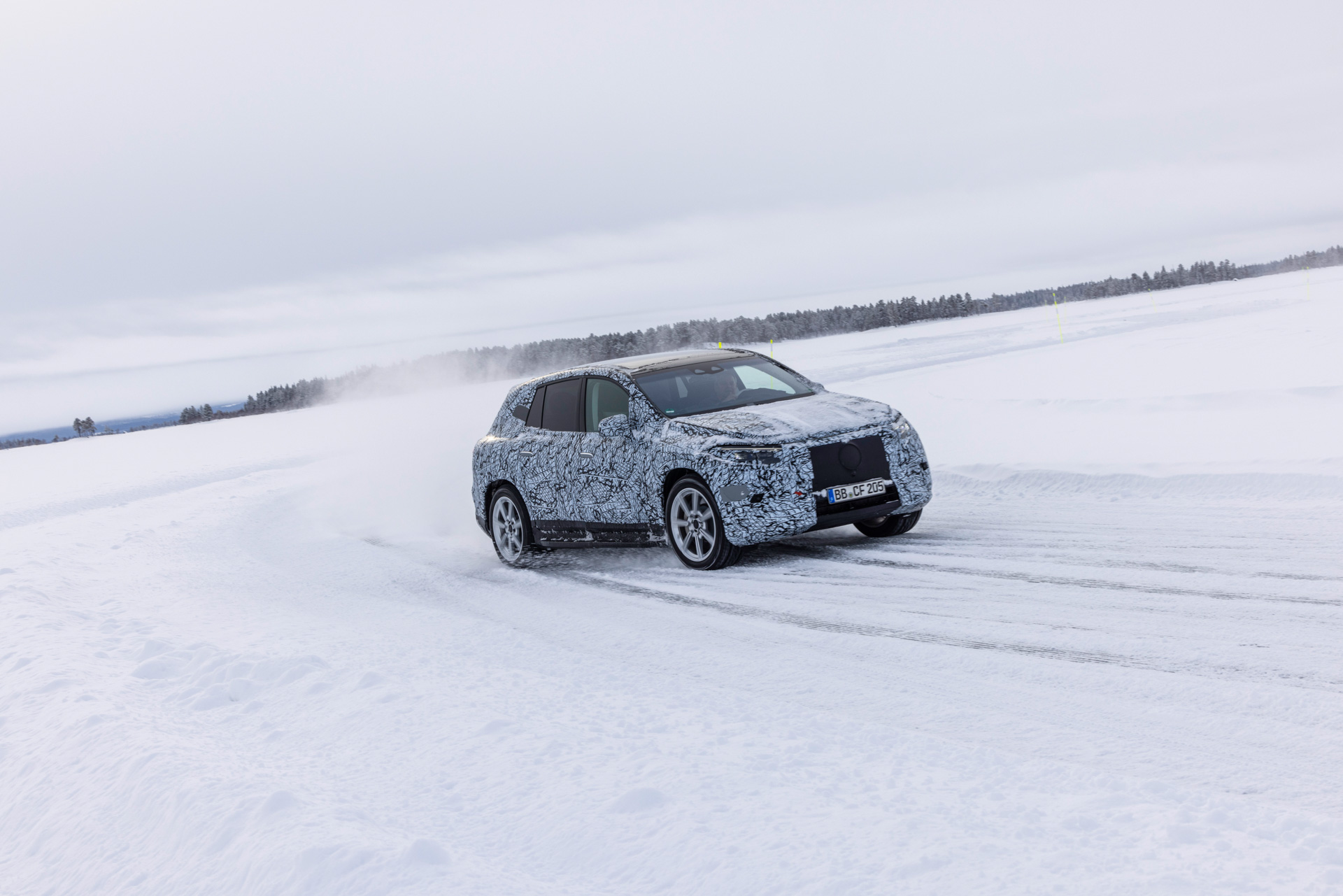 2023 Mercedes EQS SUV Uses Face-Detect Camera Tech To Let Passengers Watch TV, But Not Driver