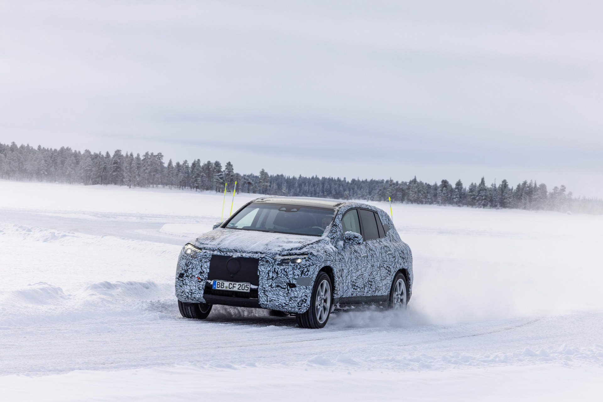 2023 Mercedes EQS SUV Uses Face-Detect Camera Tech To Let Passengers Watch TV, But Not Driver