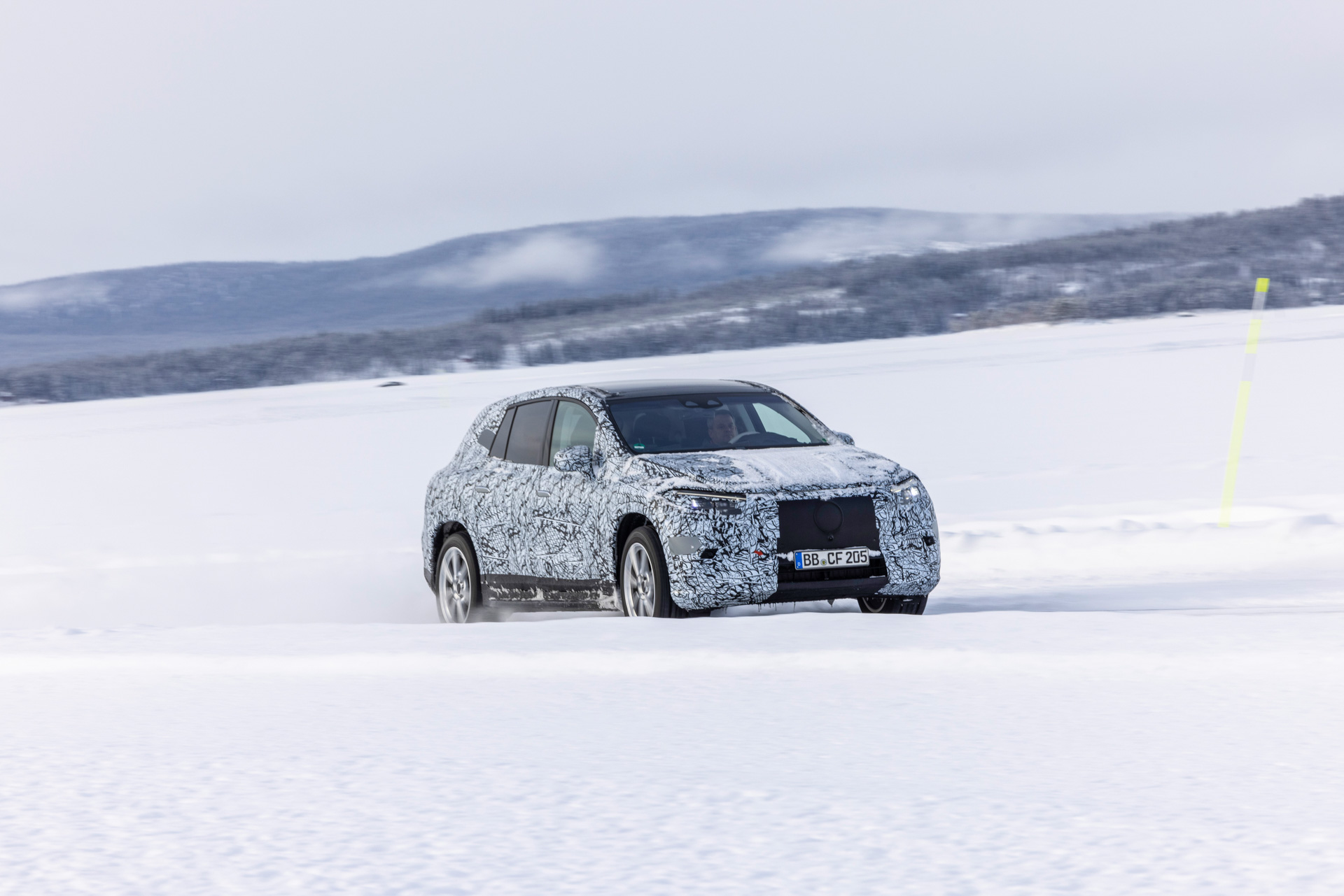 2023 Mercedes EQS SUV Uses Face-Detect Camera Tech To Let Passengers Watch TV, But Not Driver