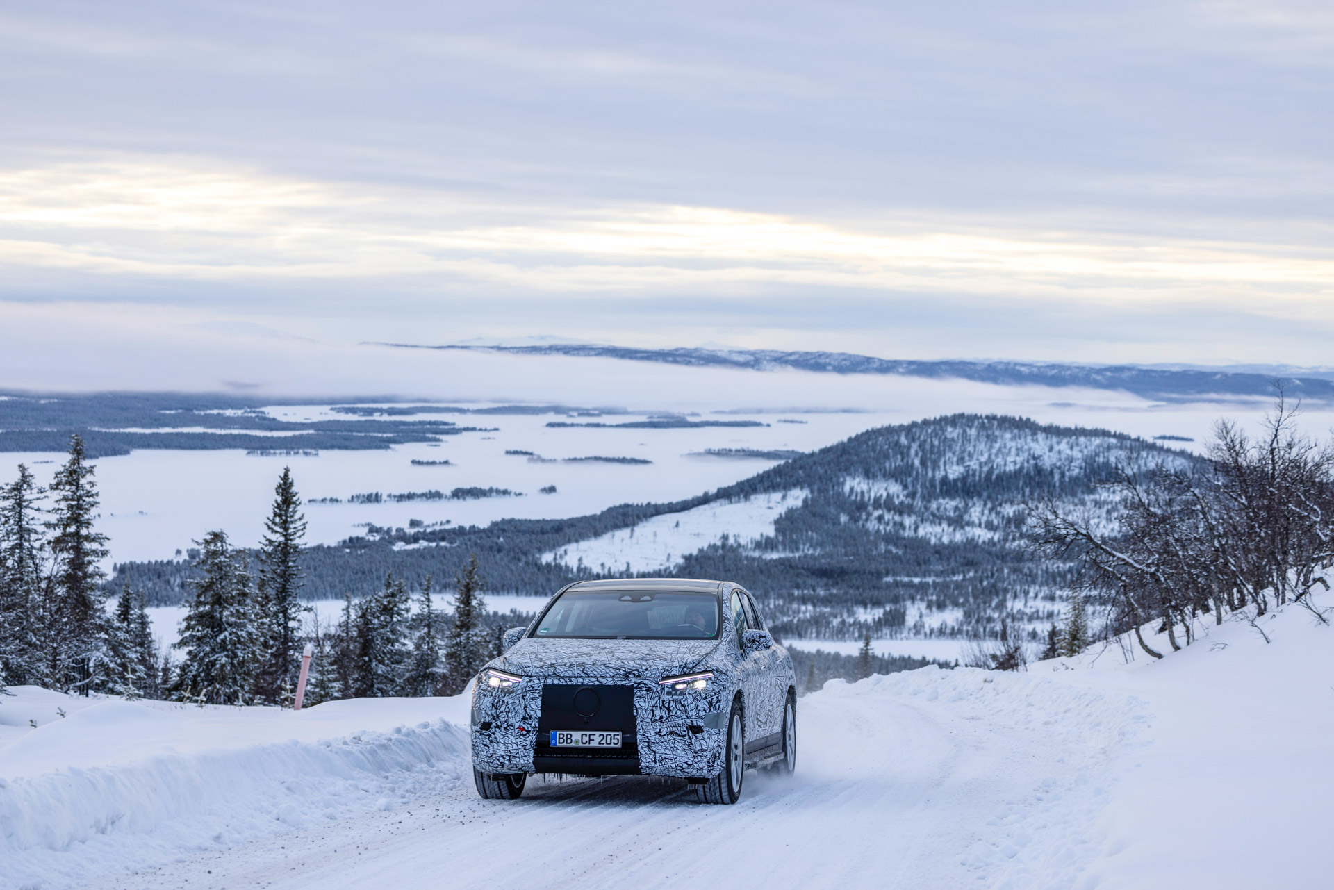 2023 Mercedes EQS SUV Uses Face-Detect Camera Tech To Let Passengers Watch TV, But Not Driver